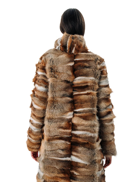 Fox Fur Full Lengh Coat