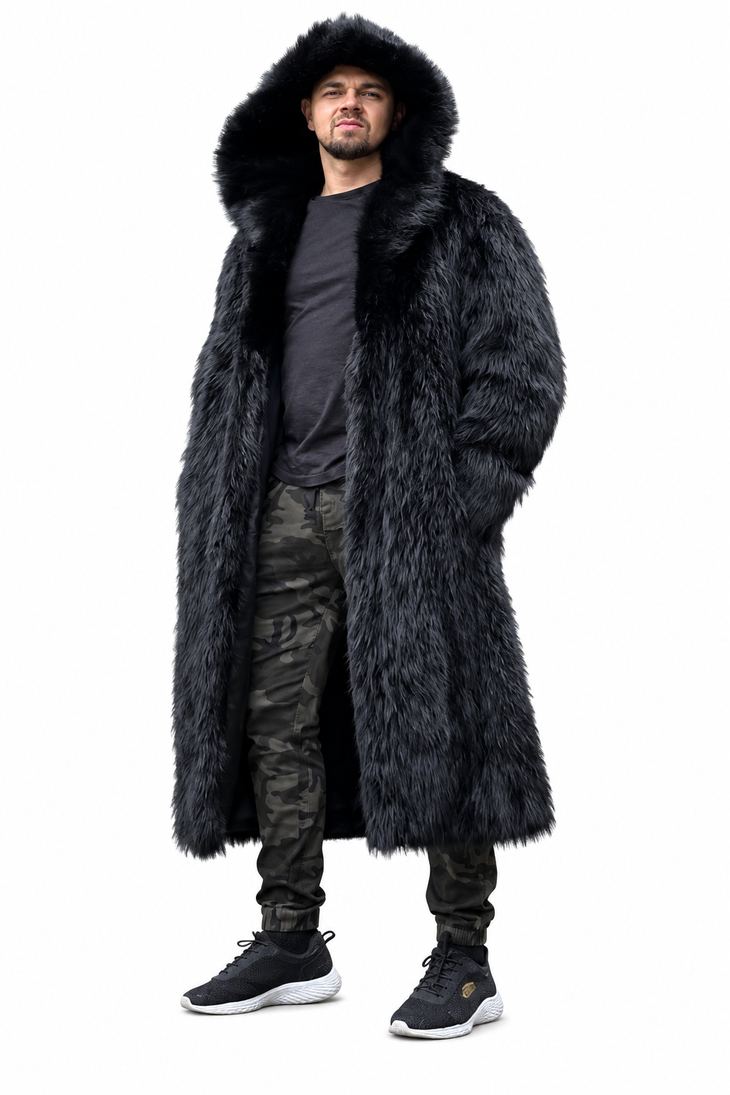 Full Length Beaver Fur Coat