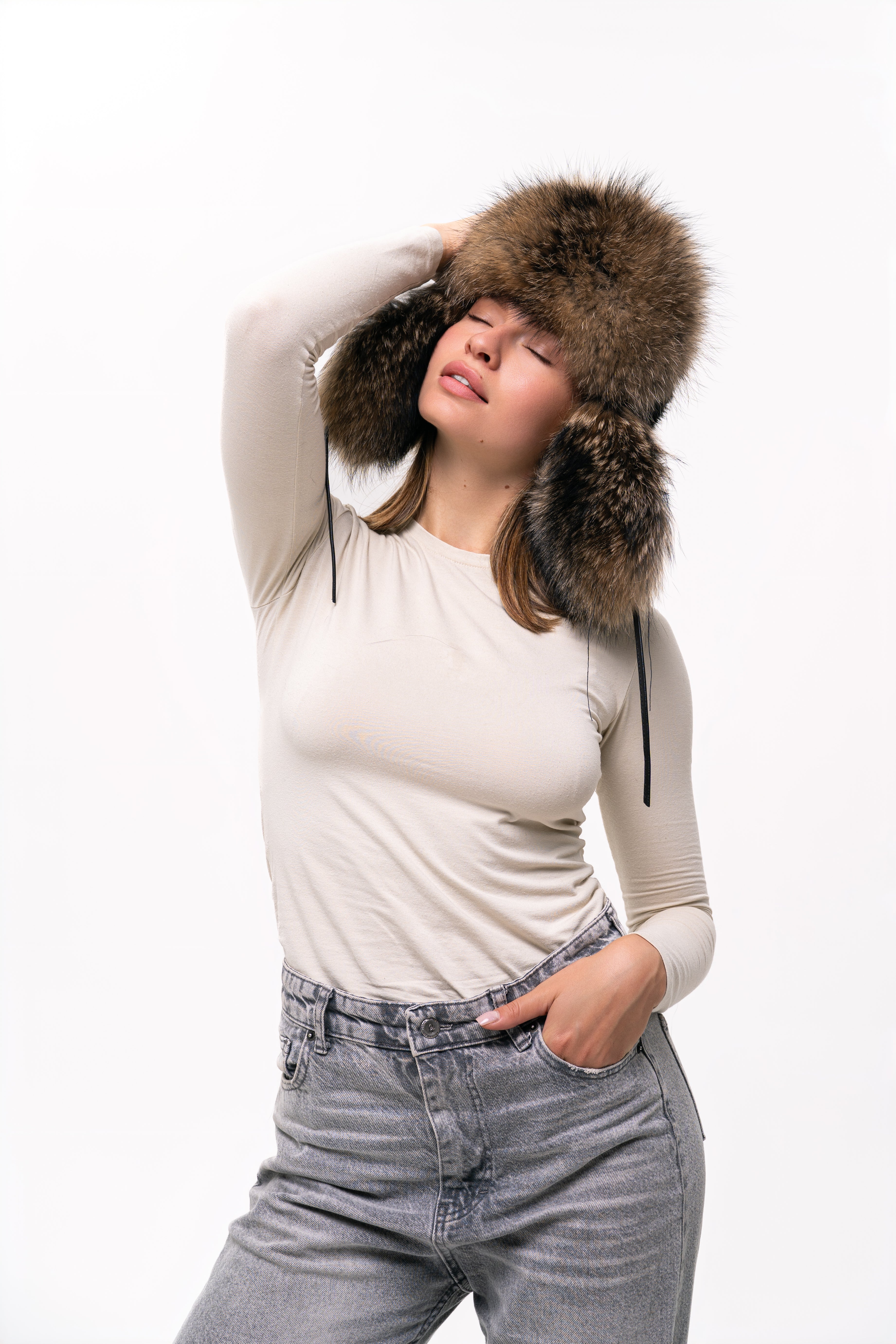 Raccoon & Mink Fur Hat