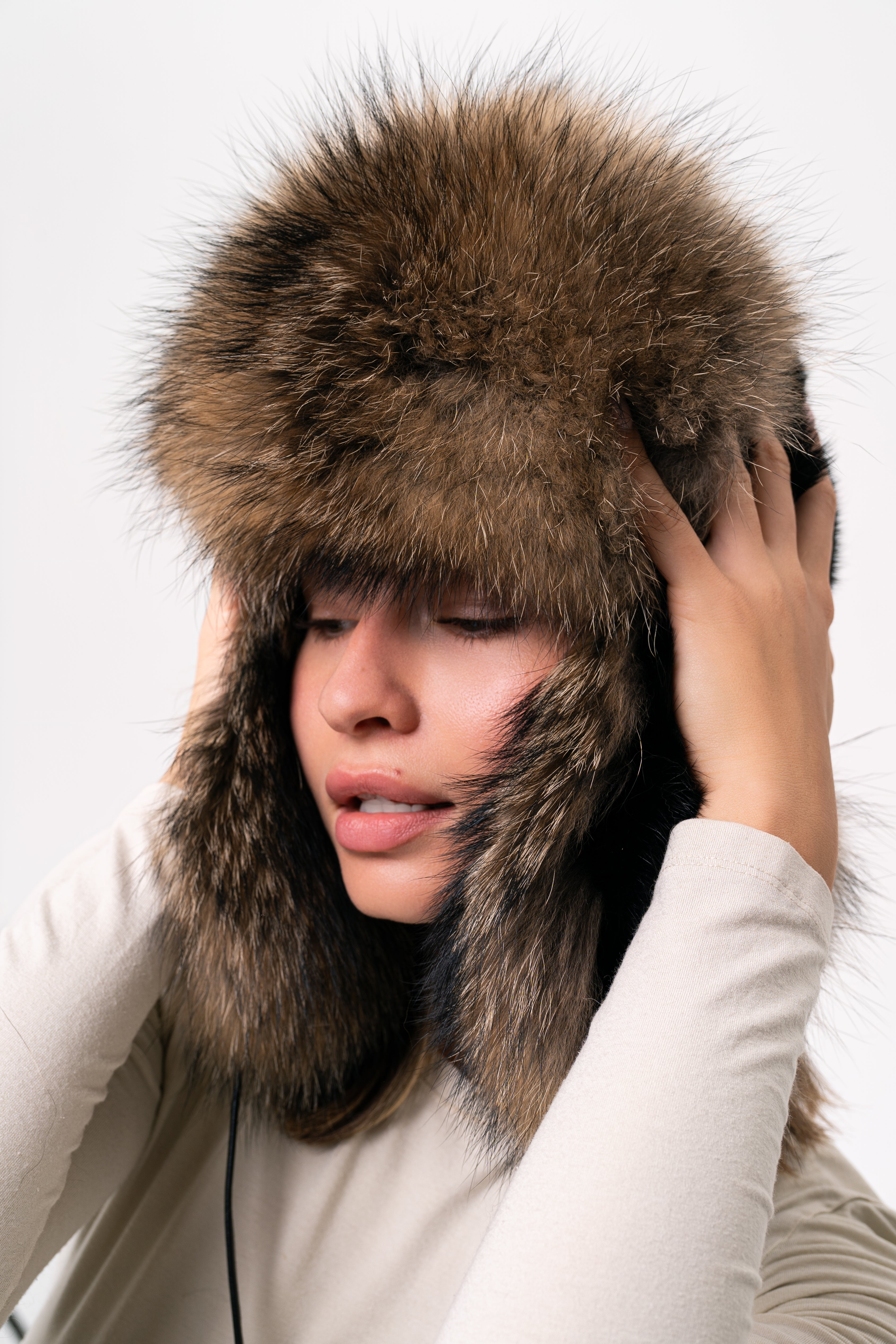 Raccoon & Mink Fur Hat