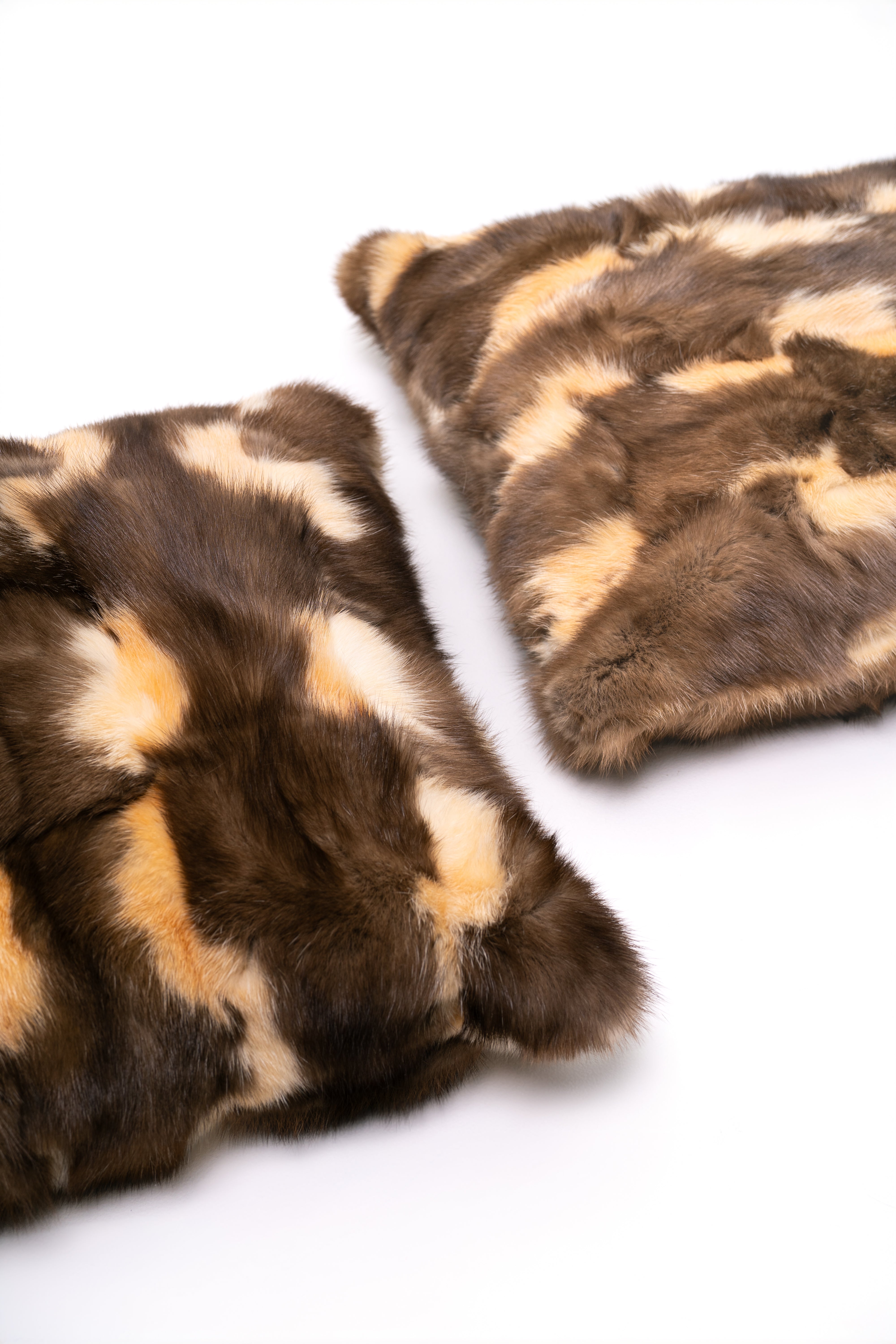 Set of 2 Marten Fur Pillow