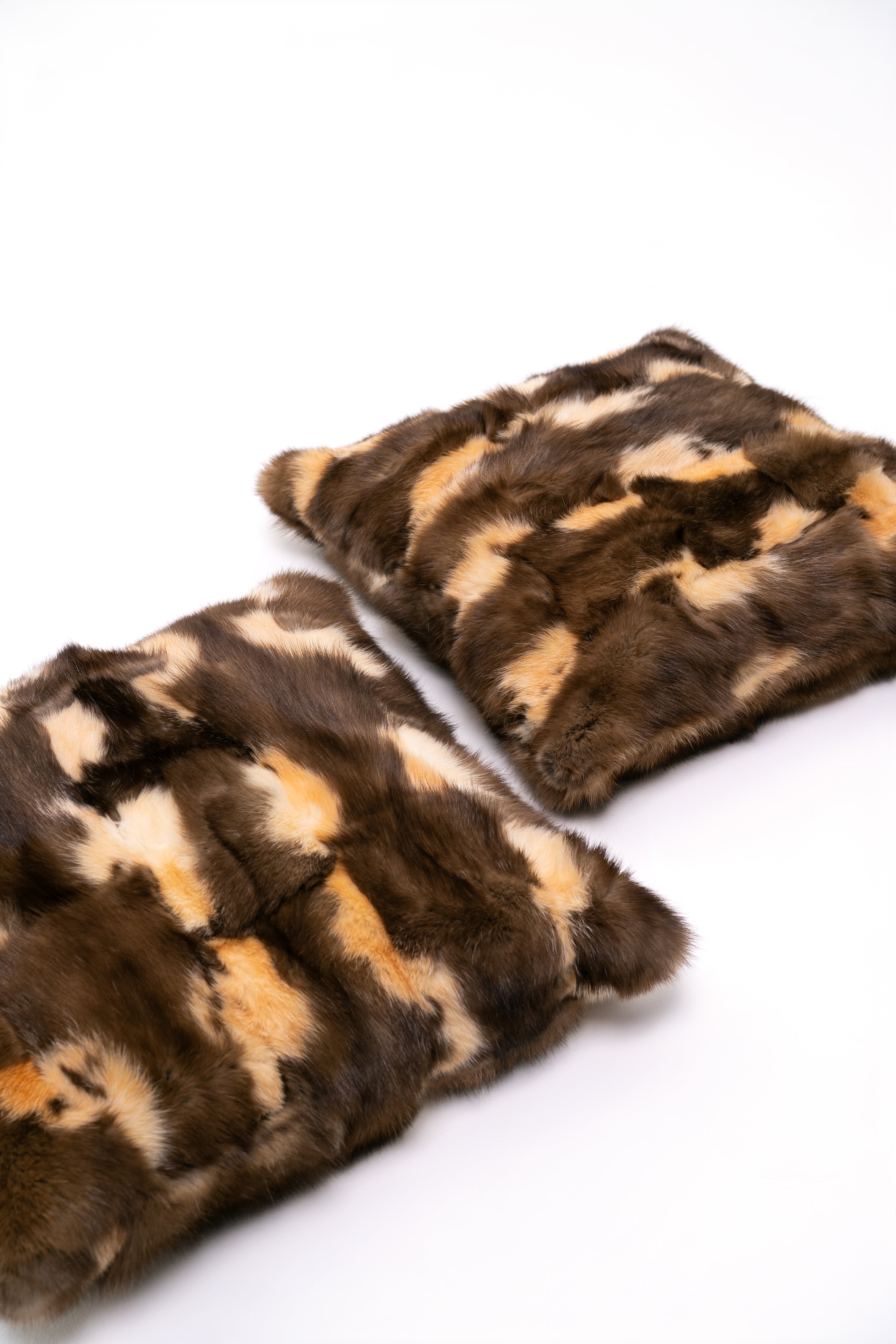 Set of 2 Marten Fur Pillow