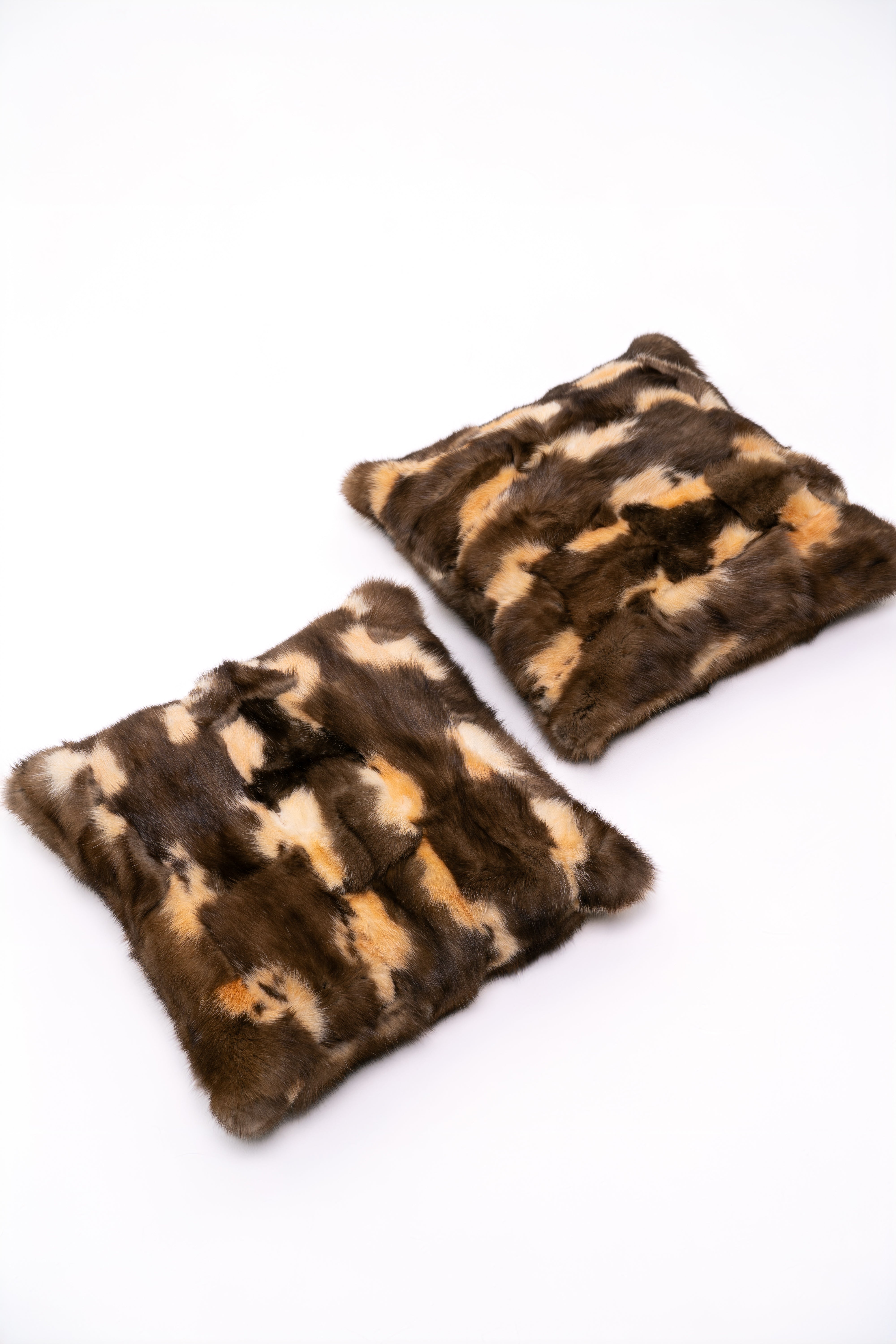 Set of 2 Marten Fur Pillow