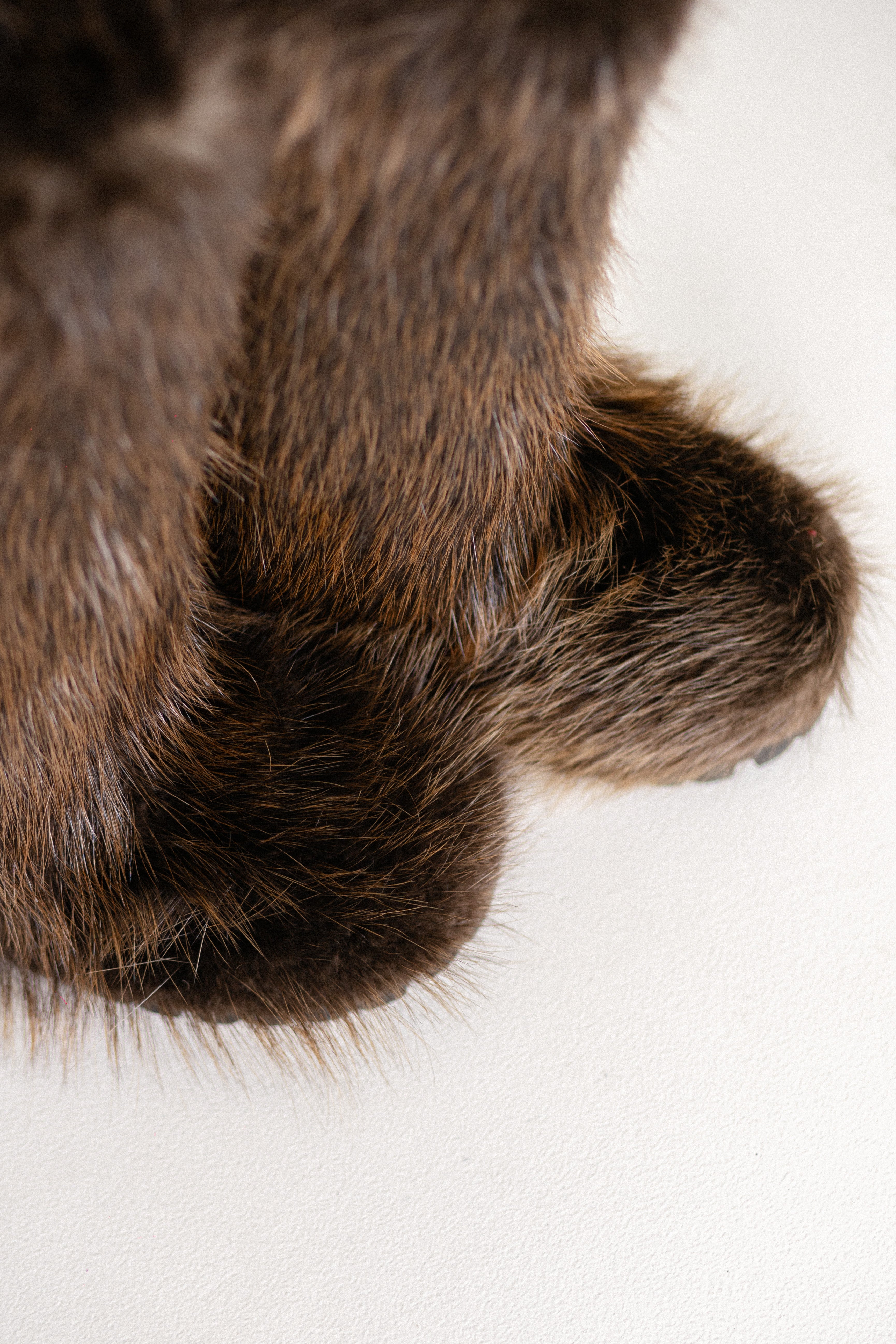 Brown Beaver Fur Boots - Outdoor