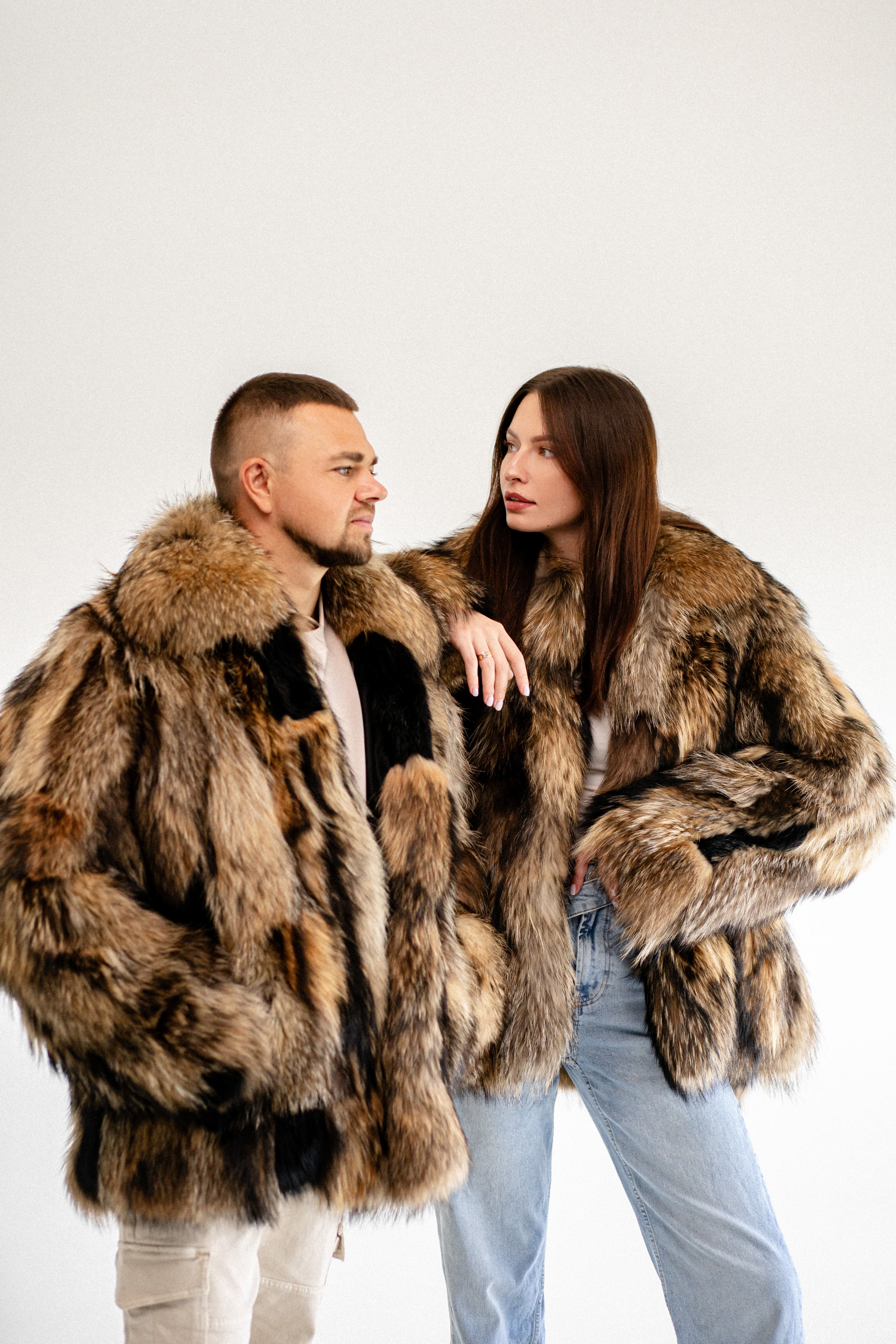Raccoon Fur Jacket - Patched