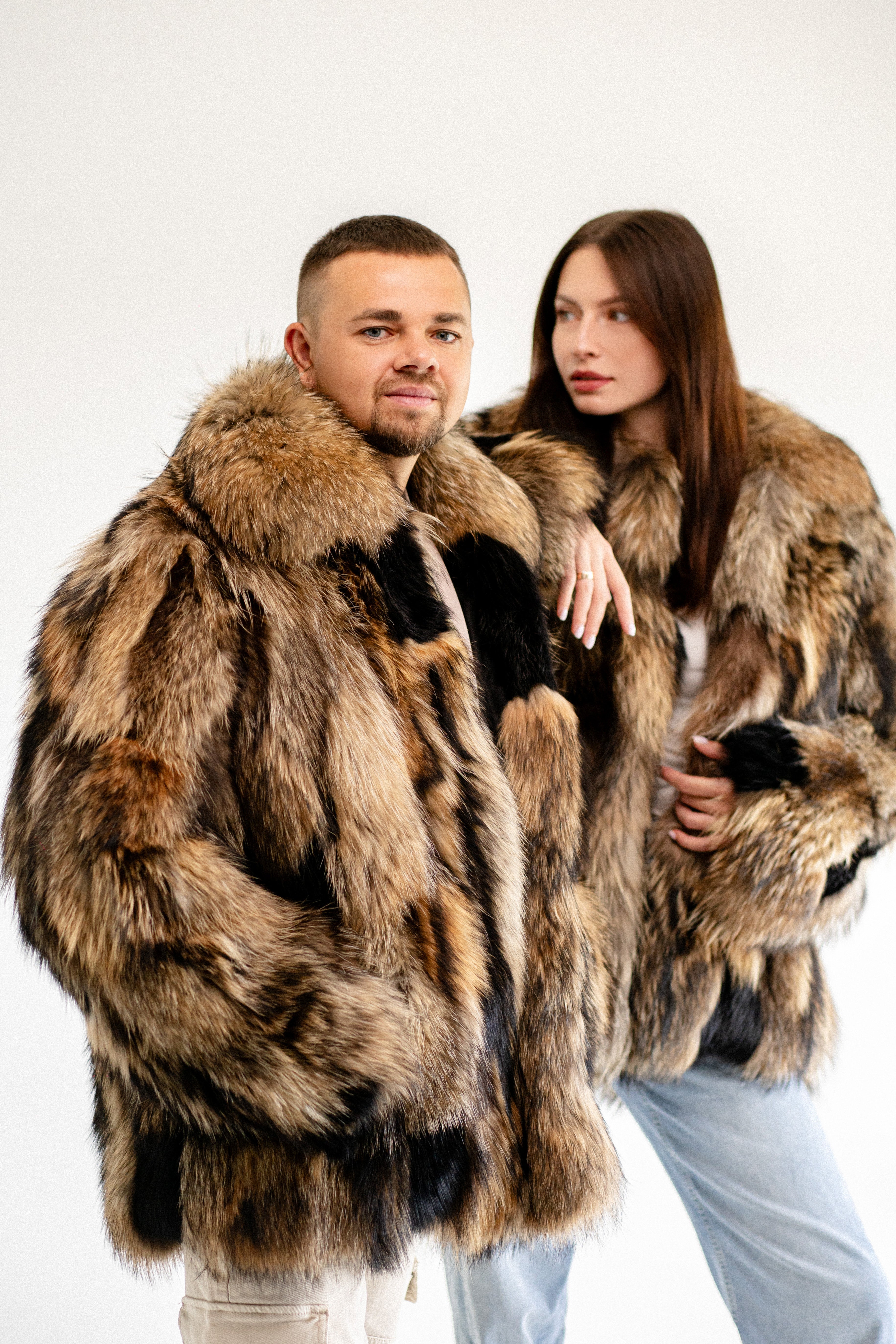 Raccoon Fur Jacket - Patched