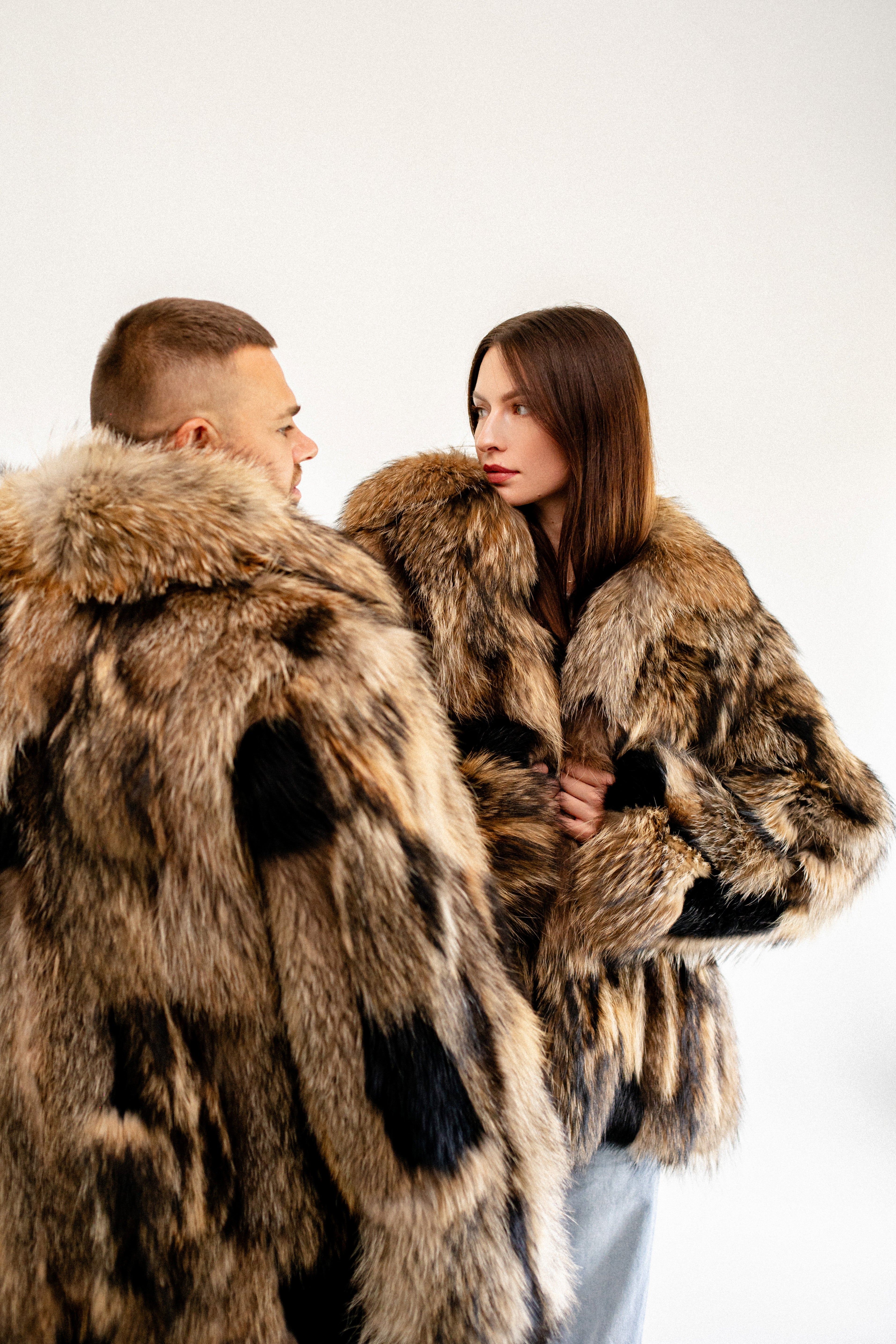 Raccoon Fur Jacket - Patched
