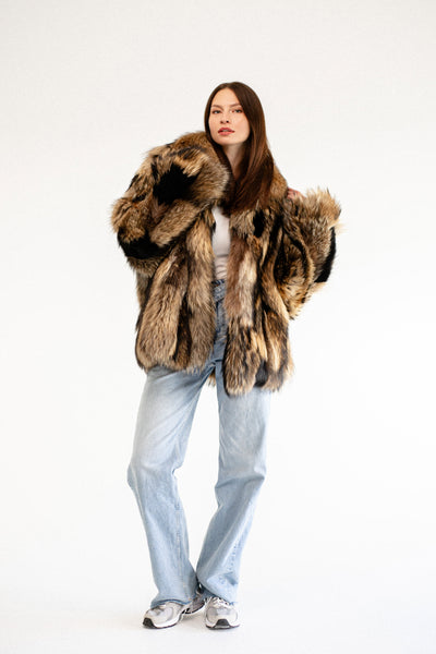 Raccoon Fur Jacket