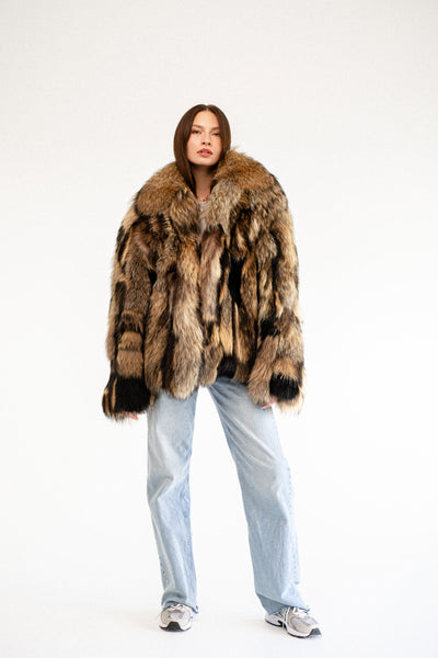 Raccoon Fur Jacket