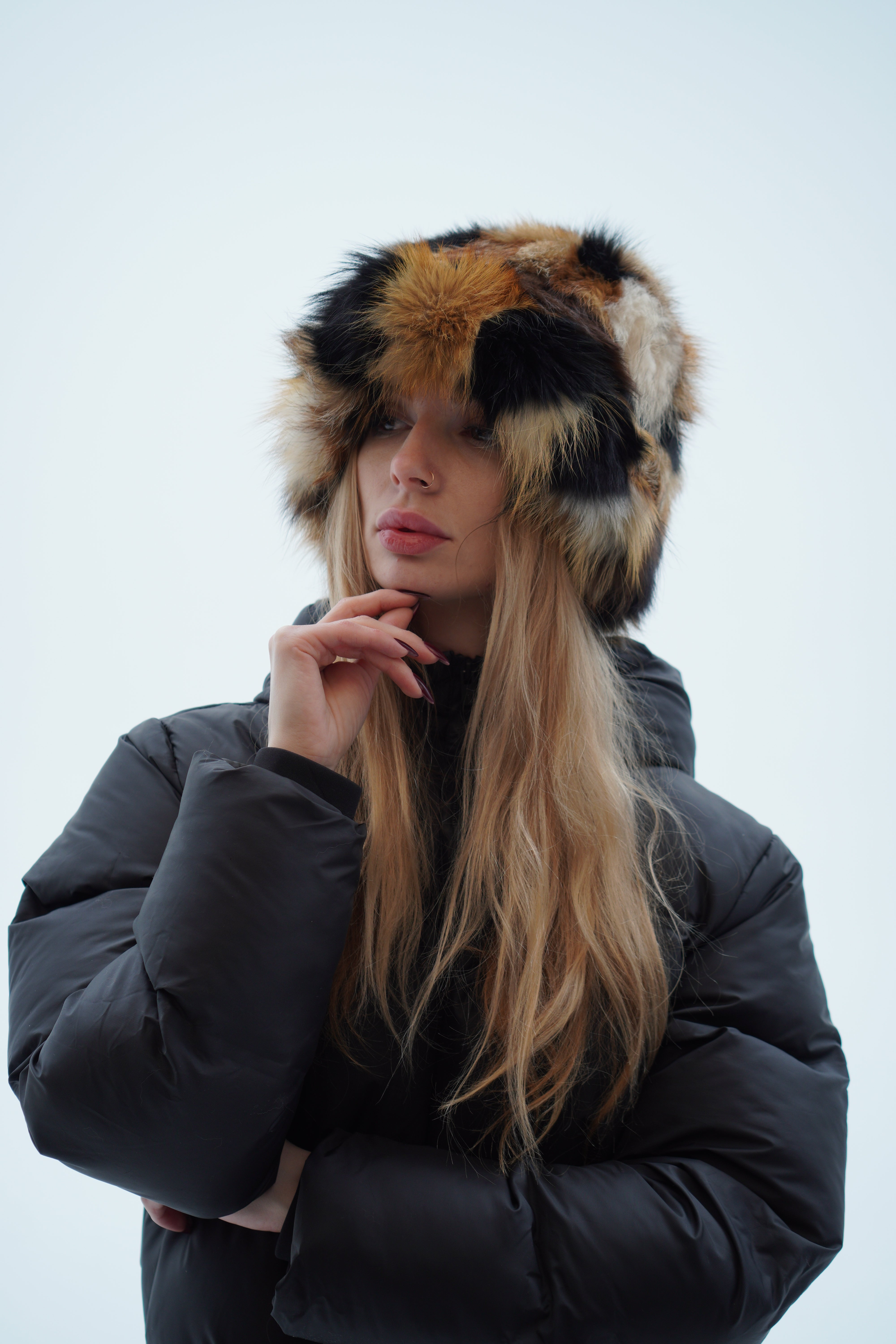 Fox Fur Bucket Hat