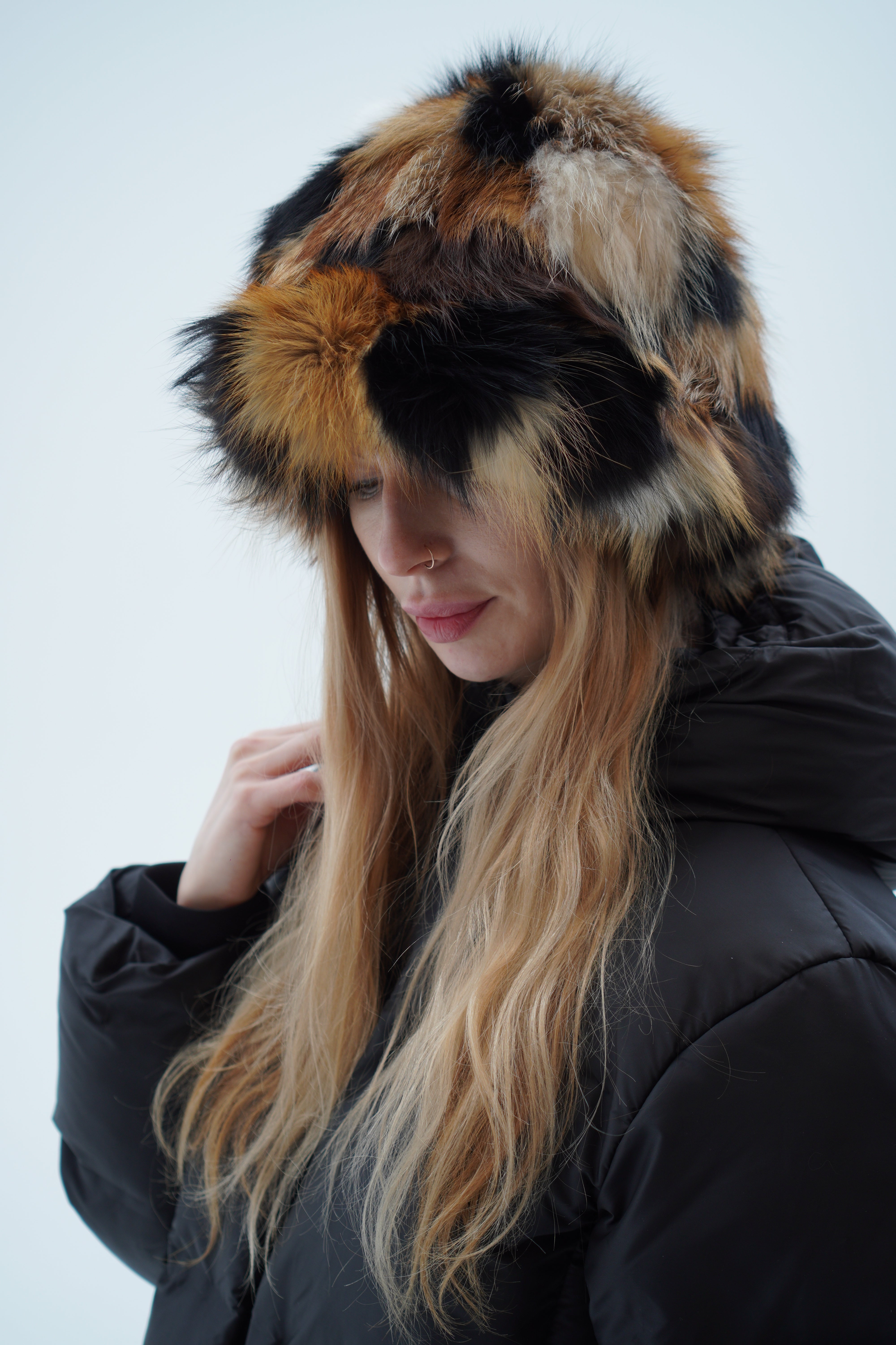 Fox Fur Bucket Hat
