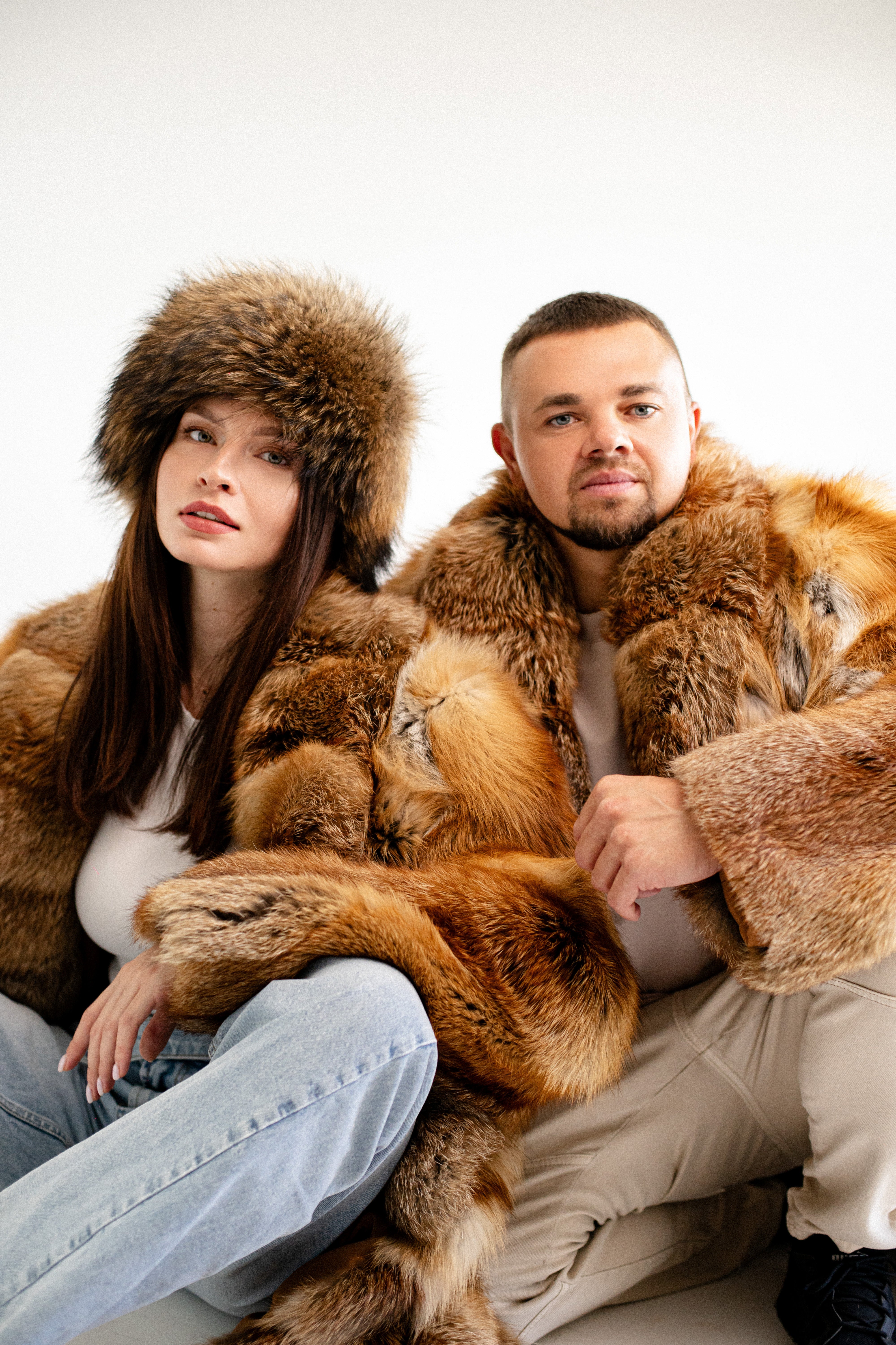 Full Lengh Fox Fur Coat