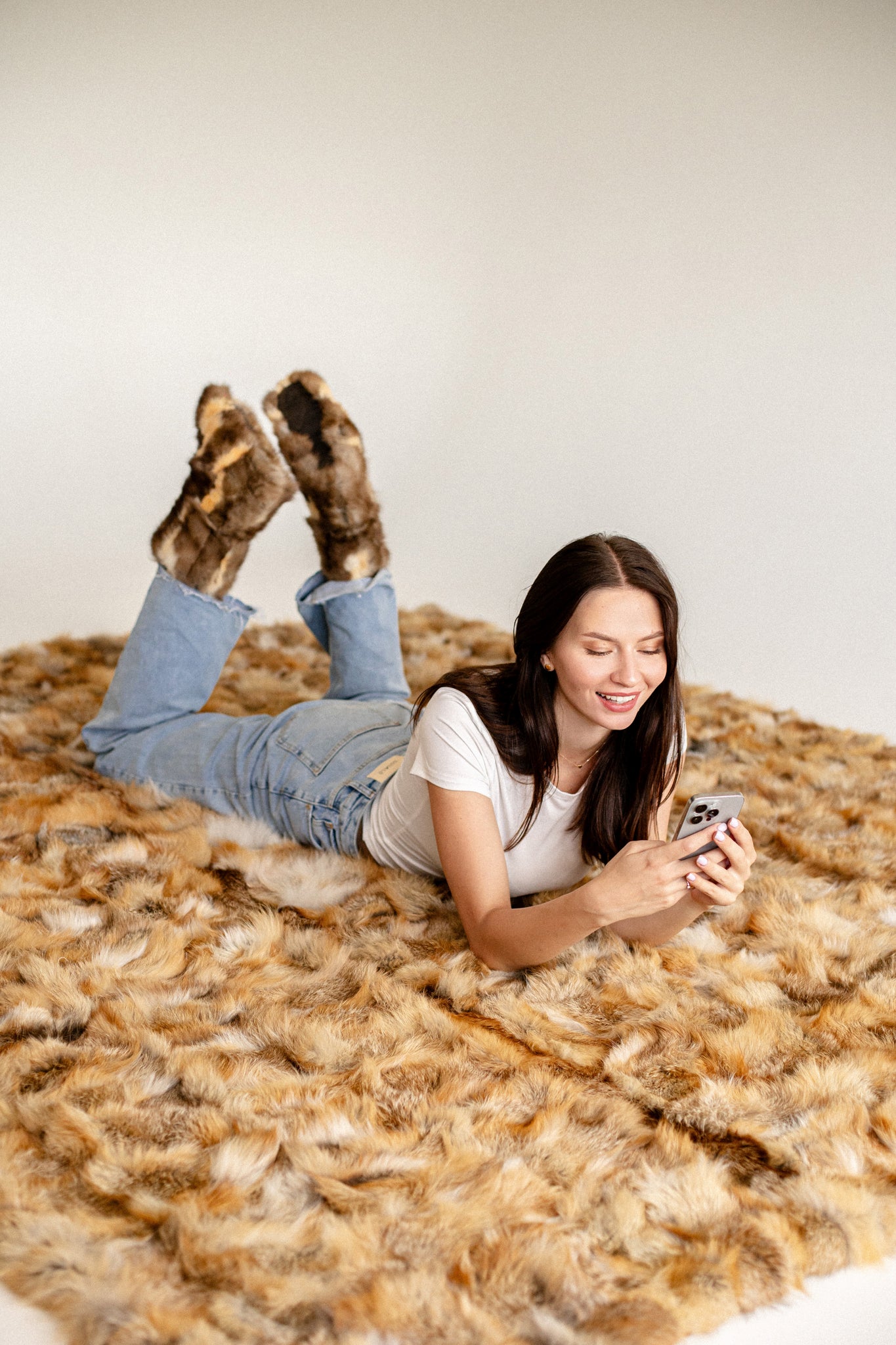 Fox Fur Blanket