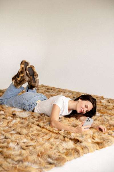 Fox Fur Blanket