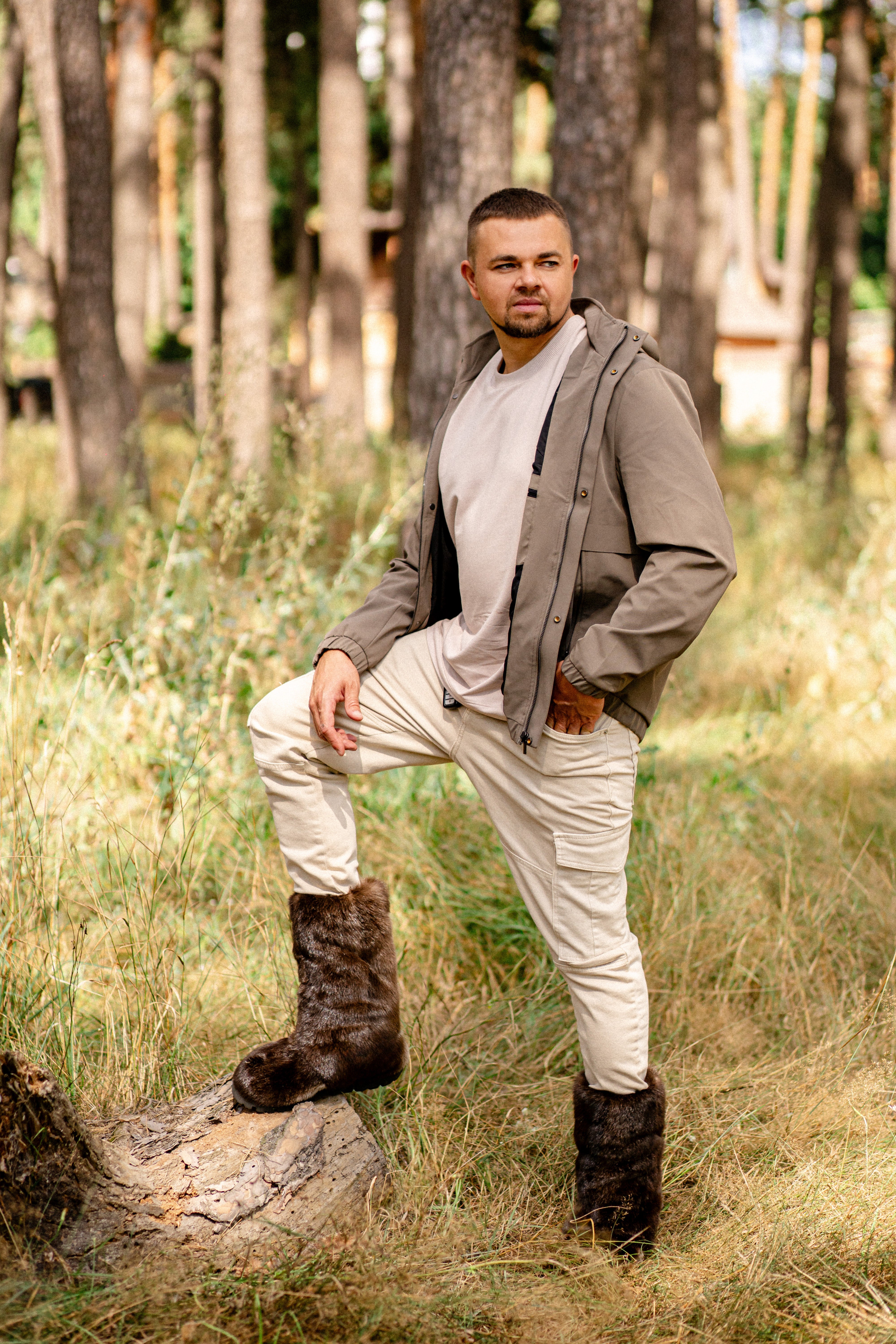 Otter Fur Boots - Outdoor