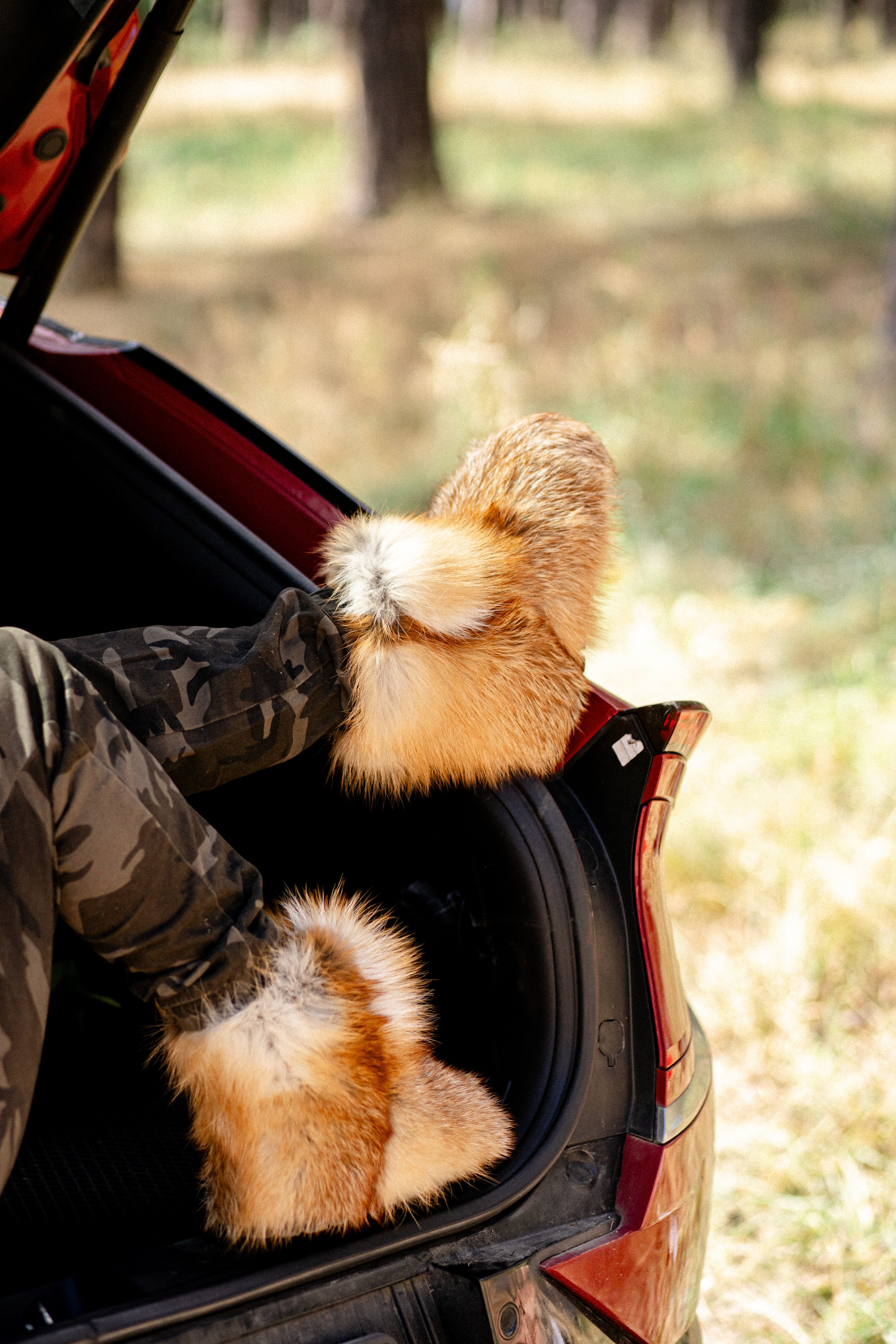 Fox Fur Boots - Outdoor