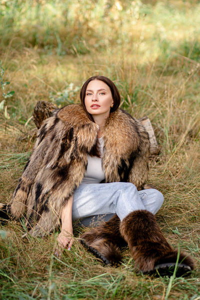 Raccoon Fur Jacket
