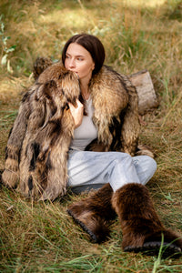Raccoon Fur Jacket