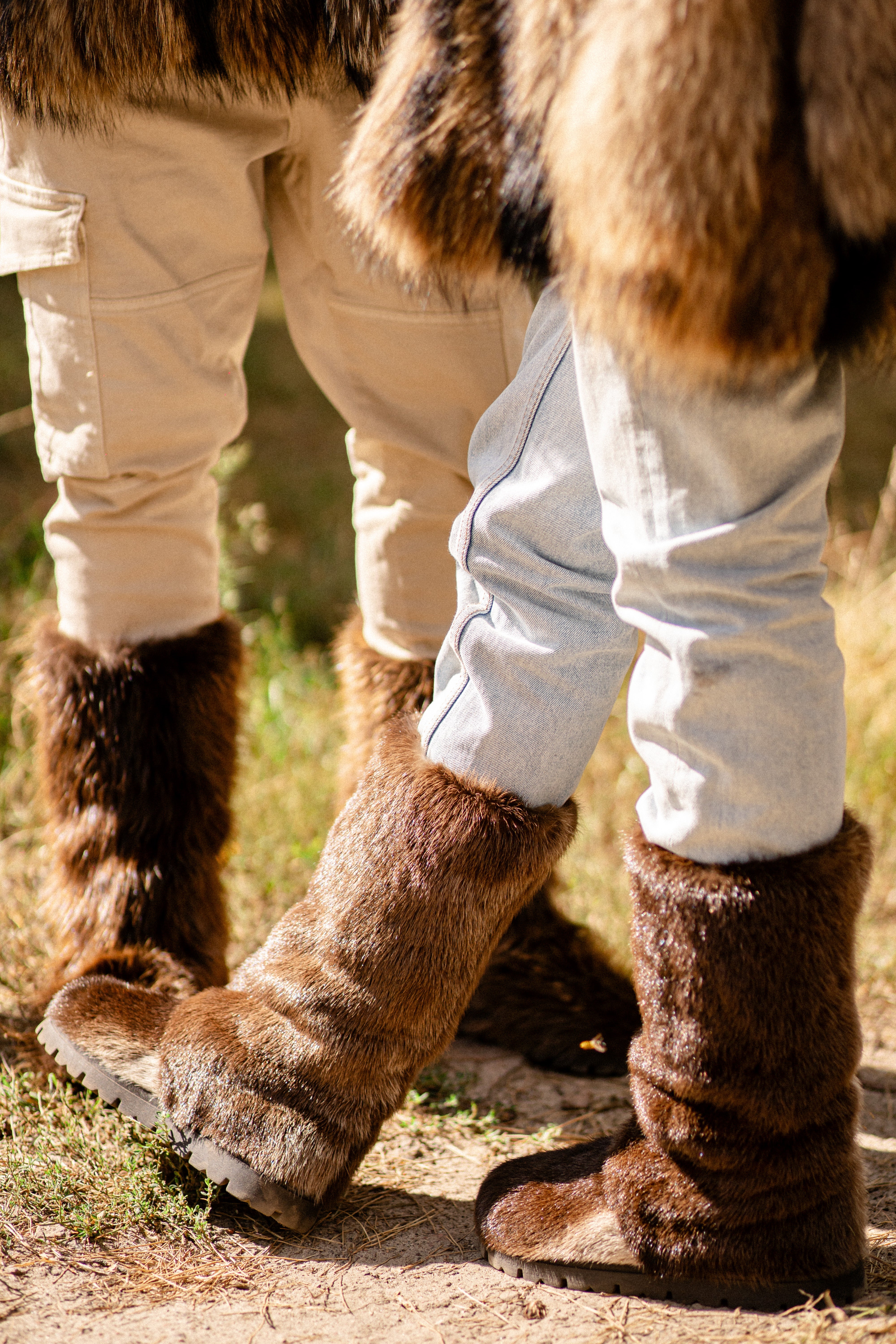 Otter Fur Boots - Outdoor