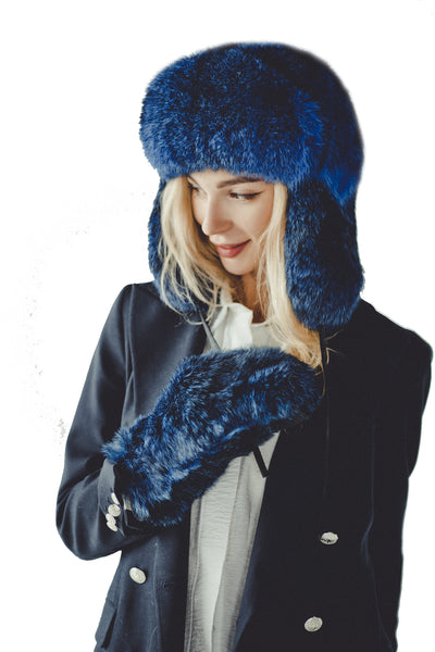 Pink Rabbit Fur Hat