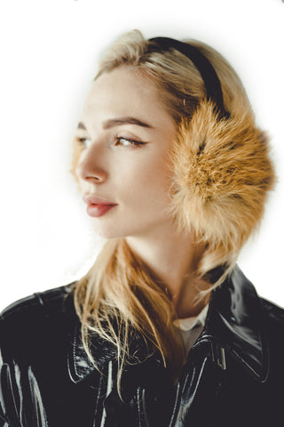 Red Fox Fur Earmuffs