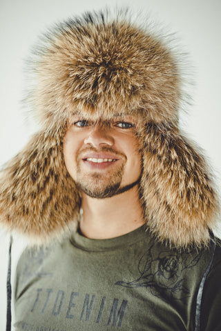 Raccoon&Beaver Fur Hat