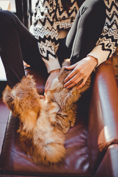 Red Fox Fur Boots