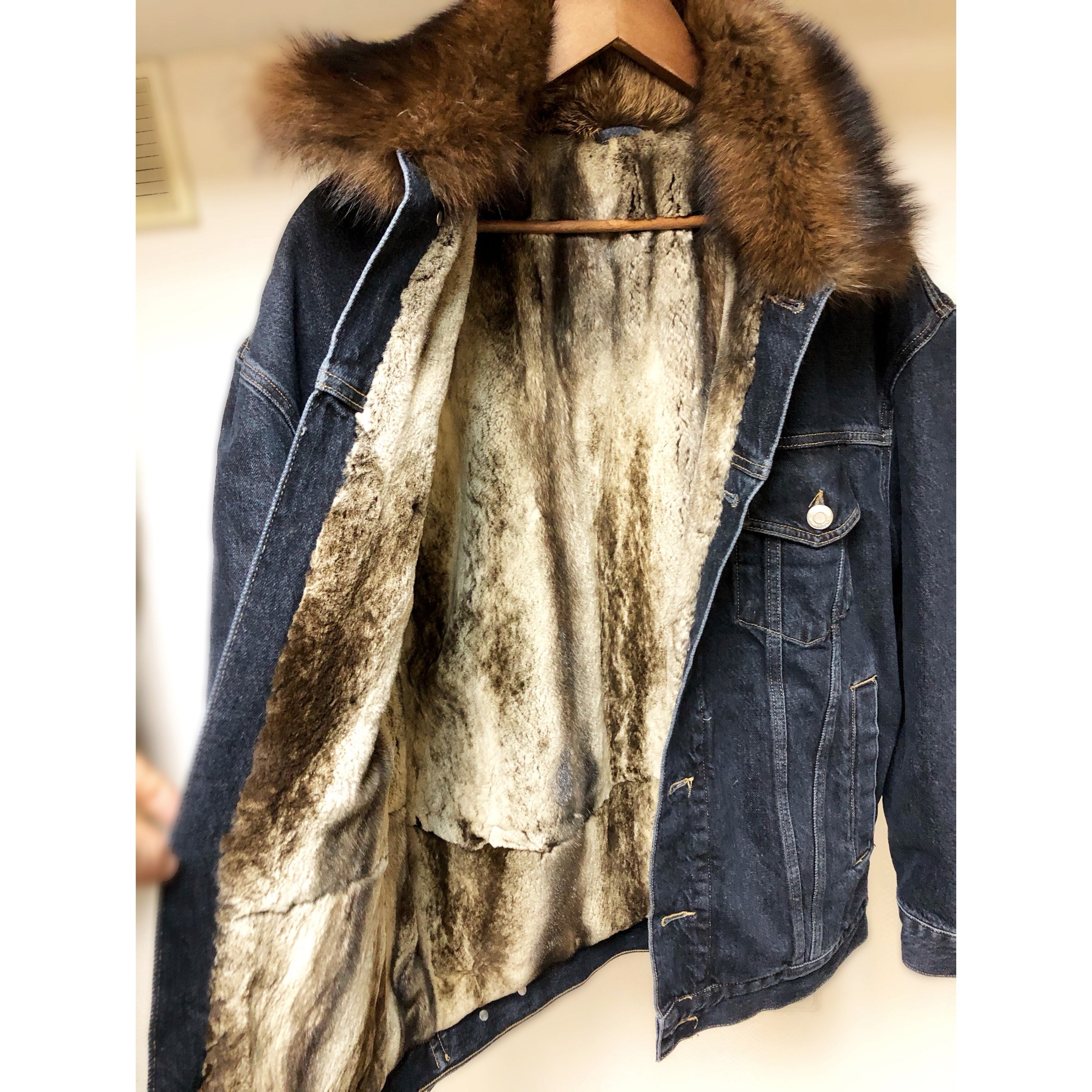 Fur Coat to Fur Lined Jacket Restyle
