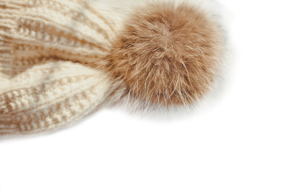 Black Fur Pom Pom