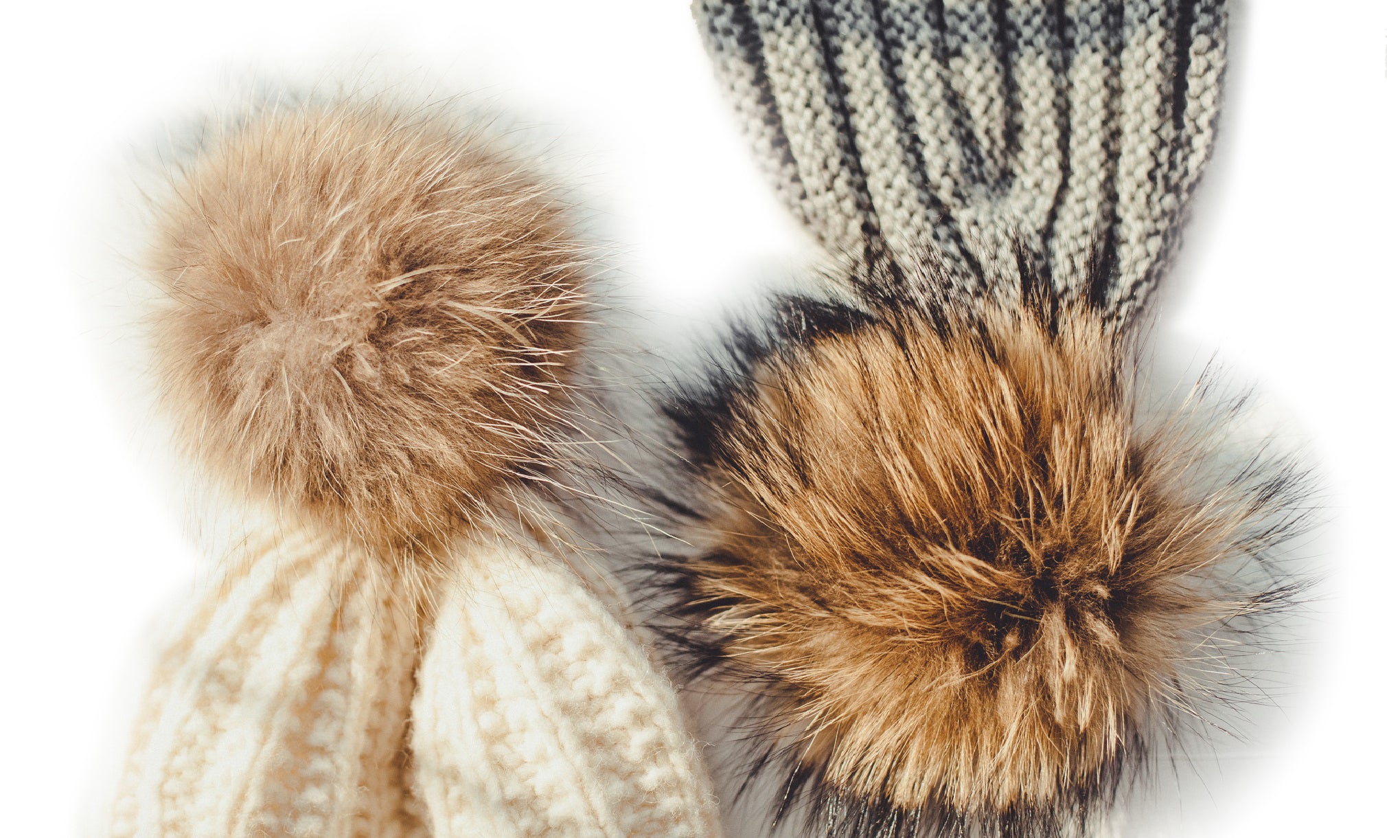 Black Fur Pom Pom