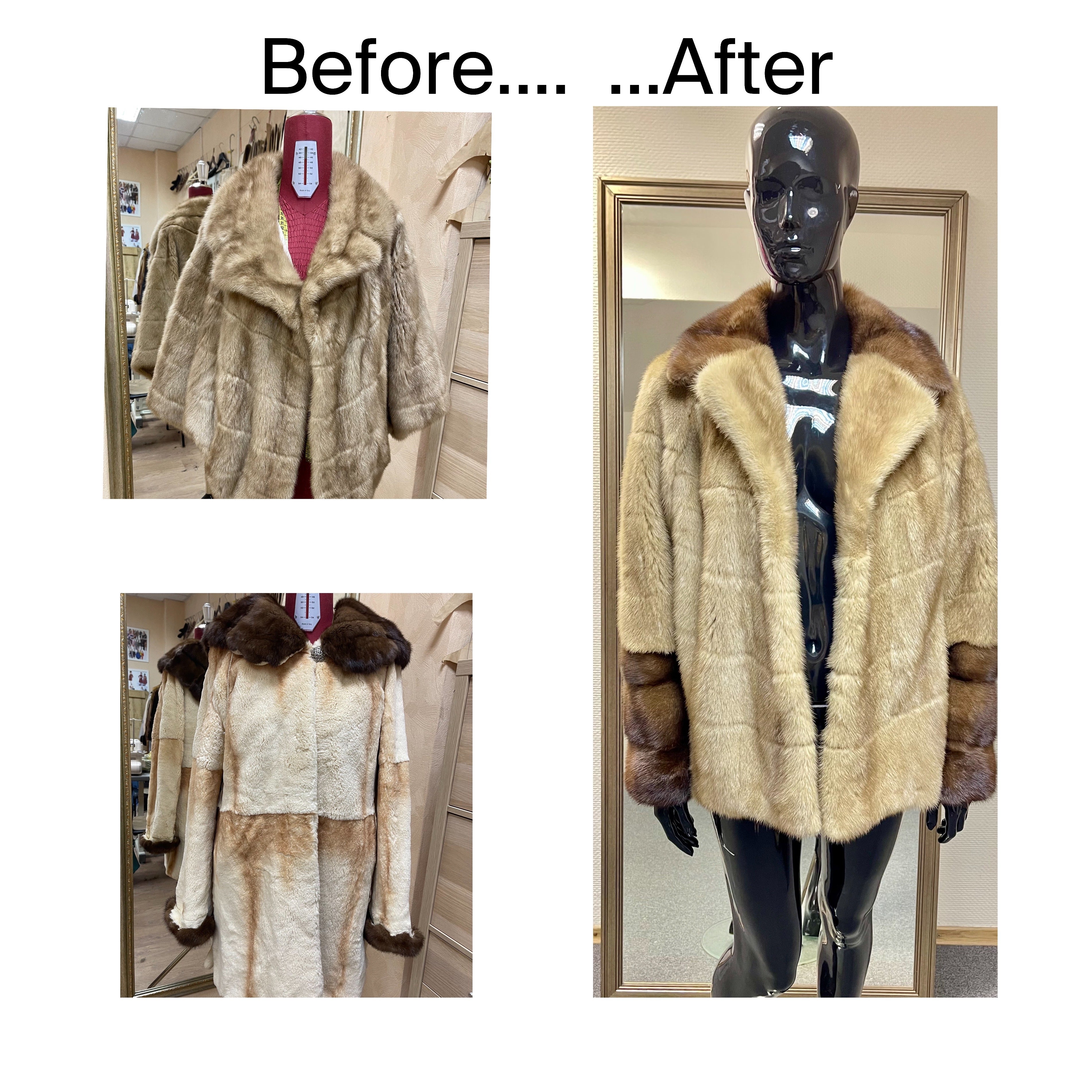 Fur Coat to Bomber Jacket Restyling