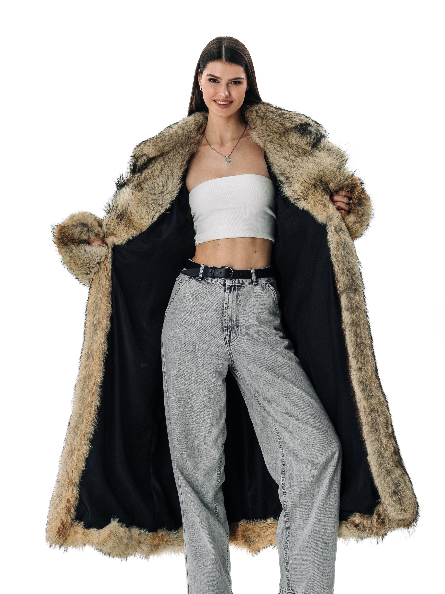 Coyote Full-Lengh Coat
