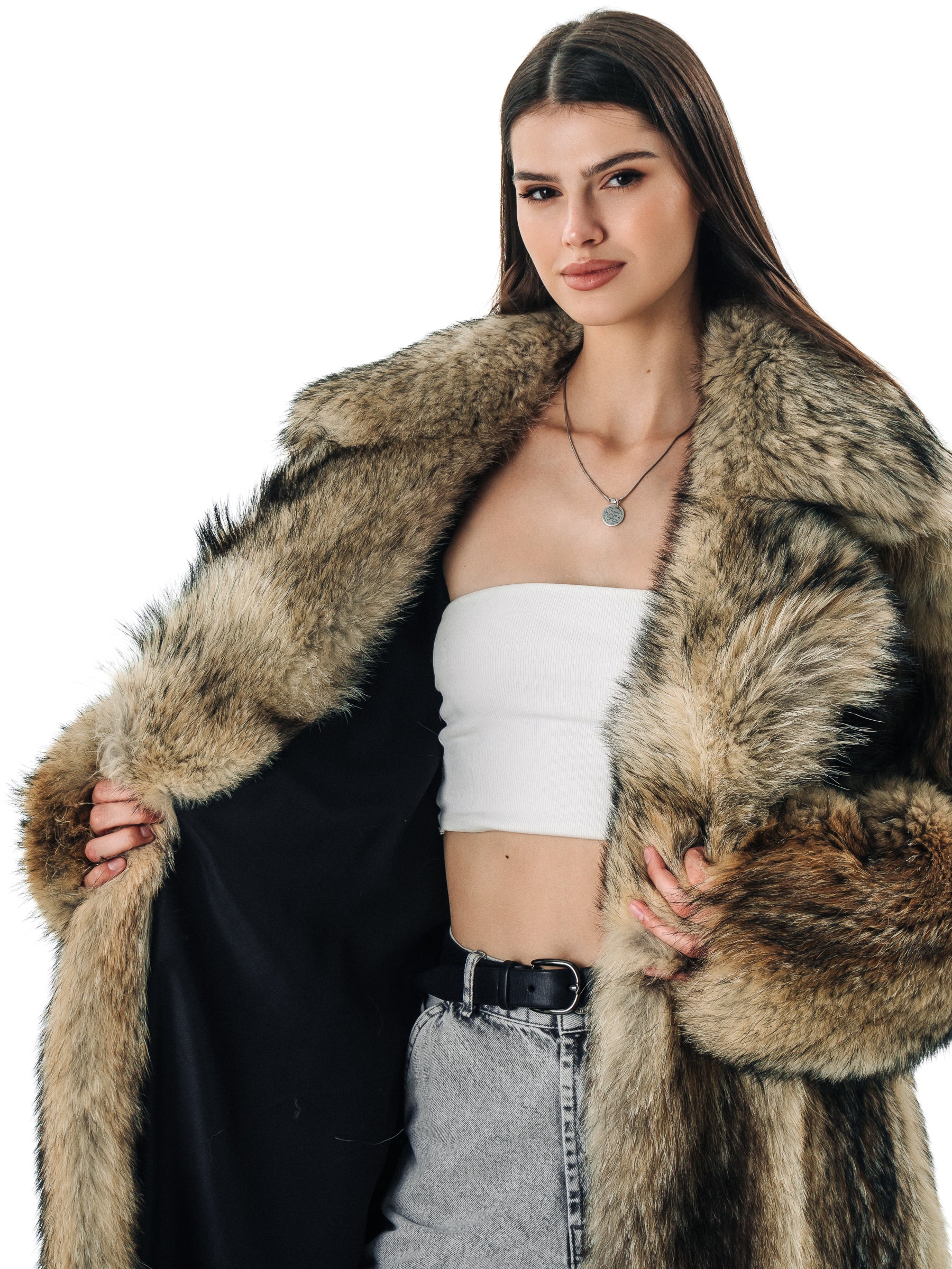 Coyote Full-Lengh Coat