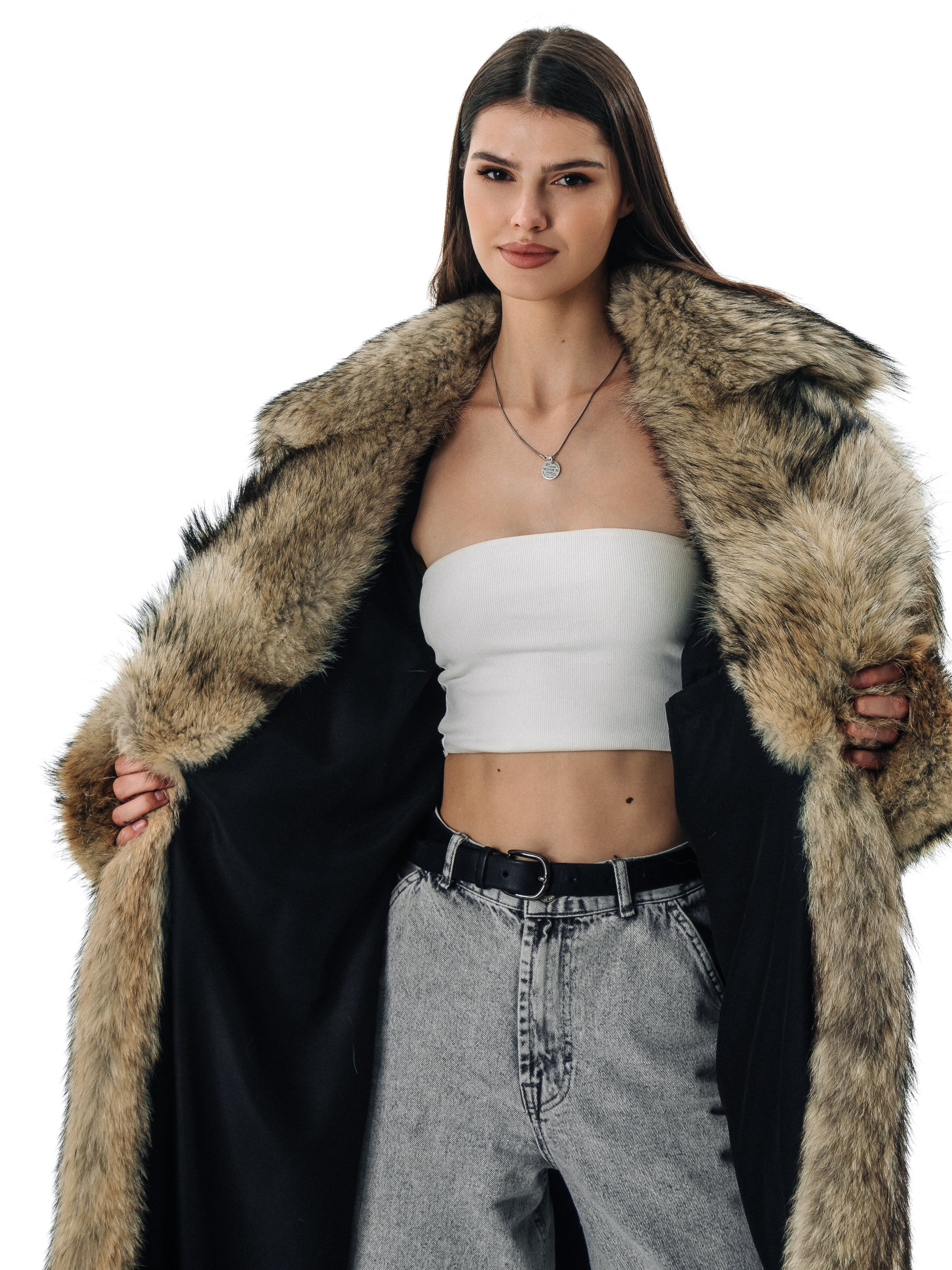 Coyote Full-Lengh Coat