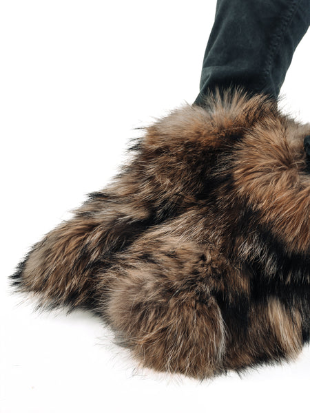 Raccoon Fur Boots