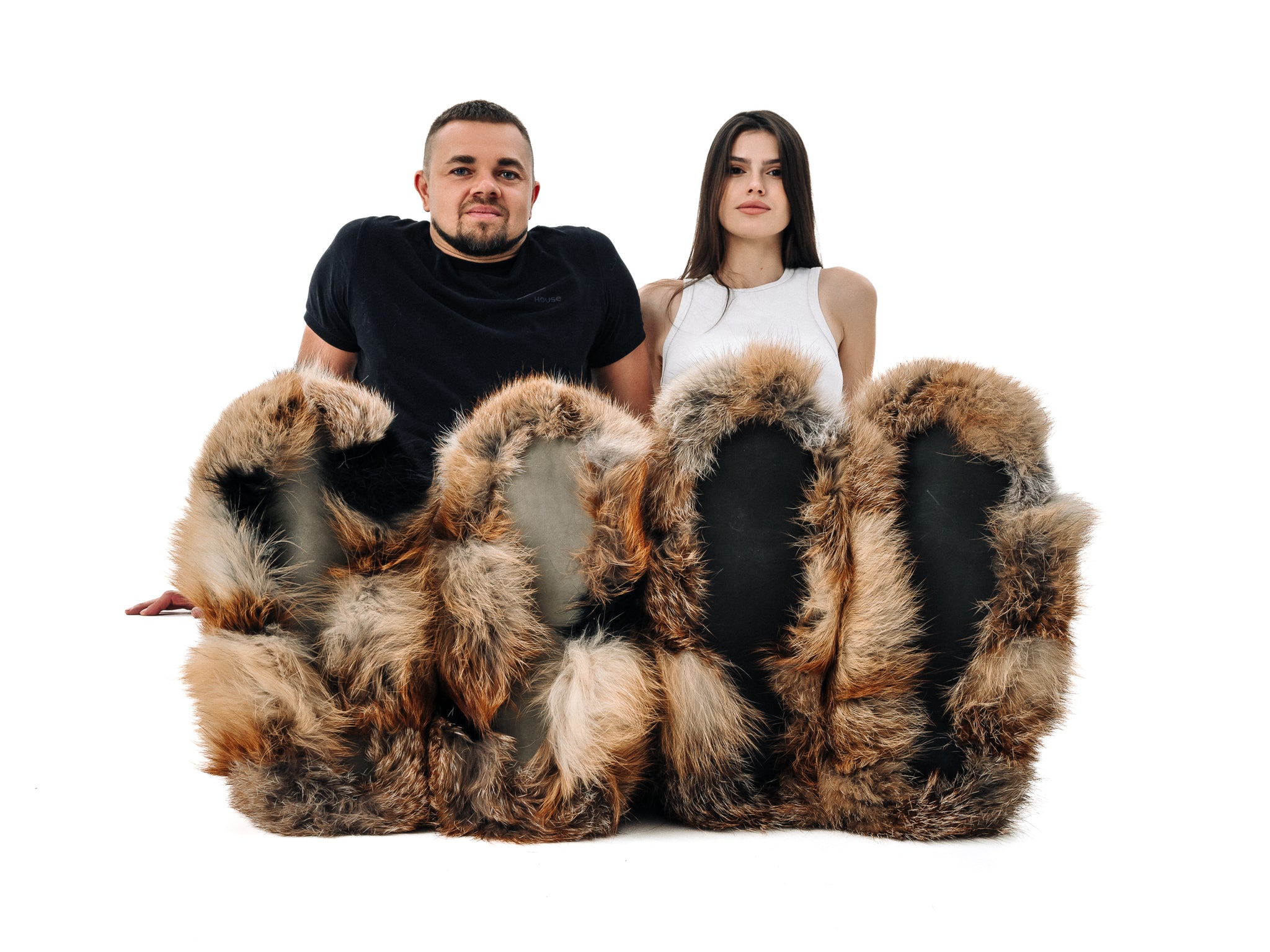 Raccoon Real Fur Boots - Forestfox – Forestfox Fur Atelier