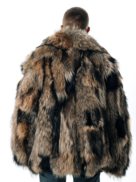 Raccoon Fur Jacket - Patched