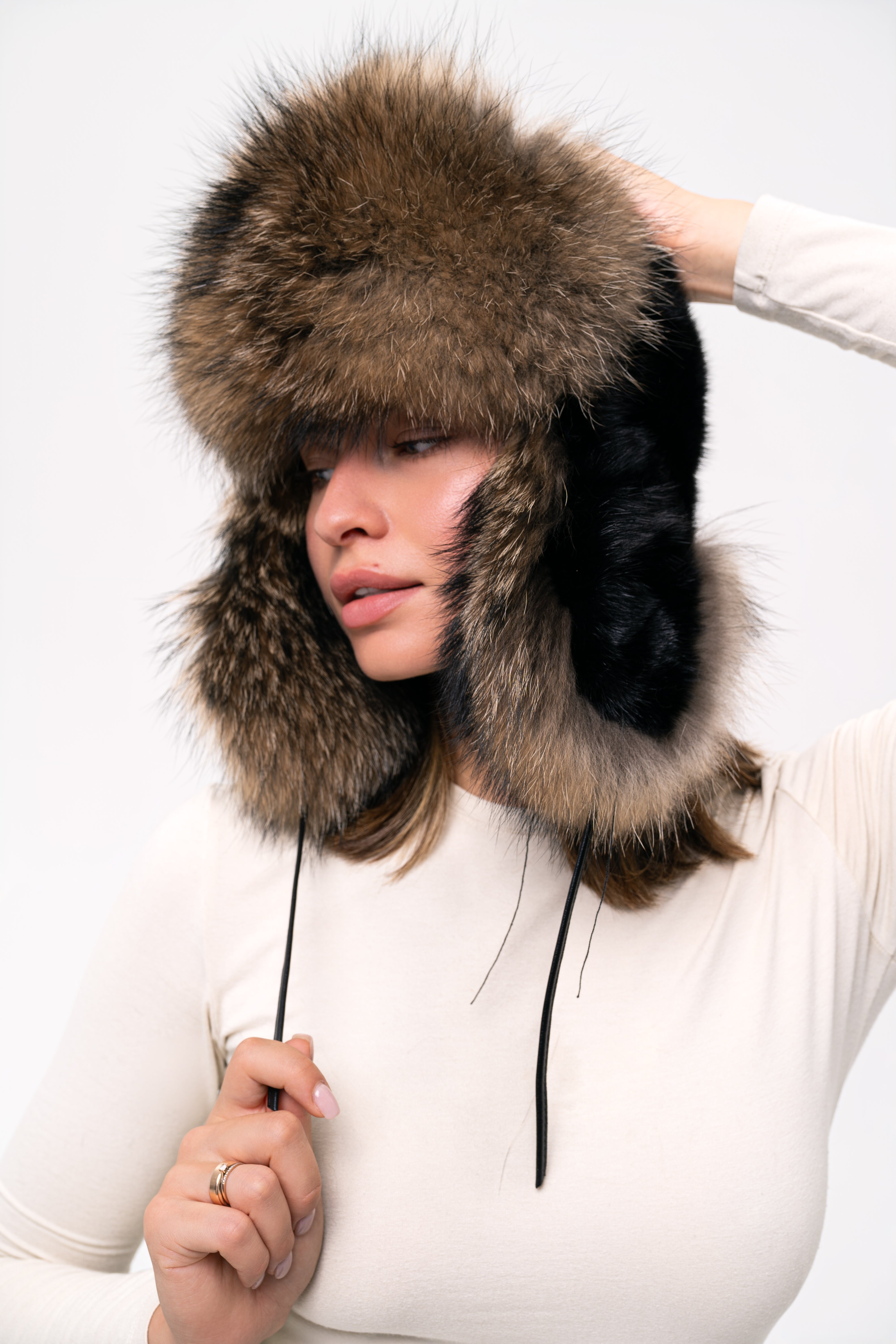 Raccoon & Mink Fur Hat