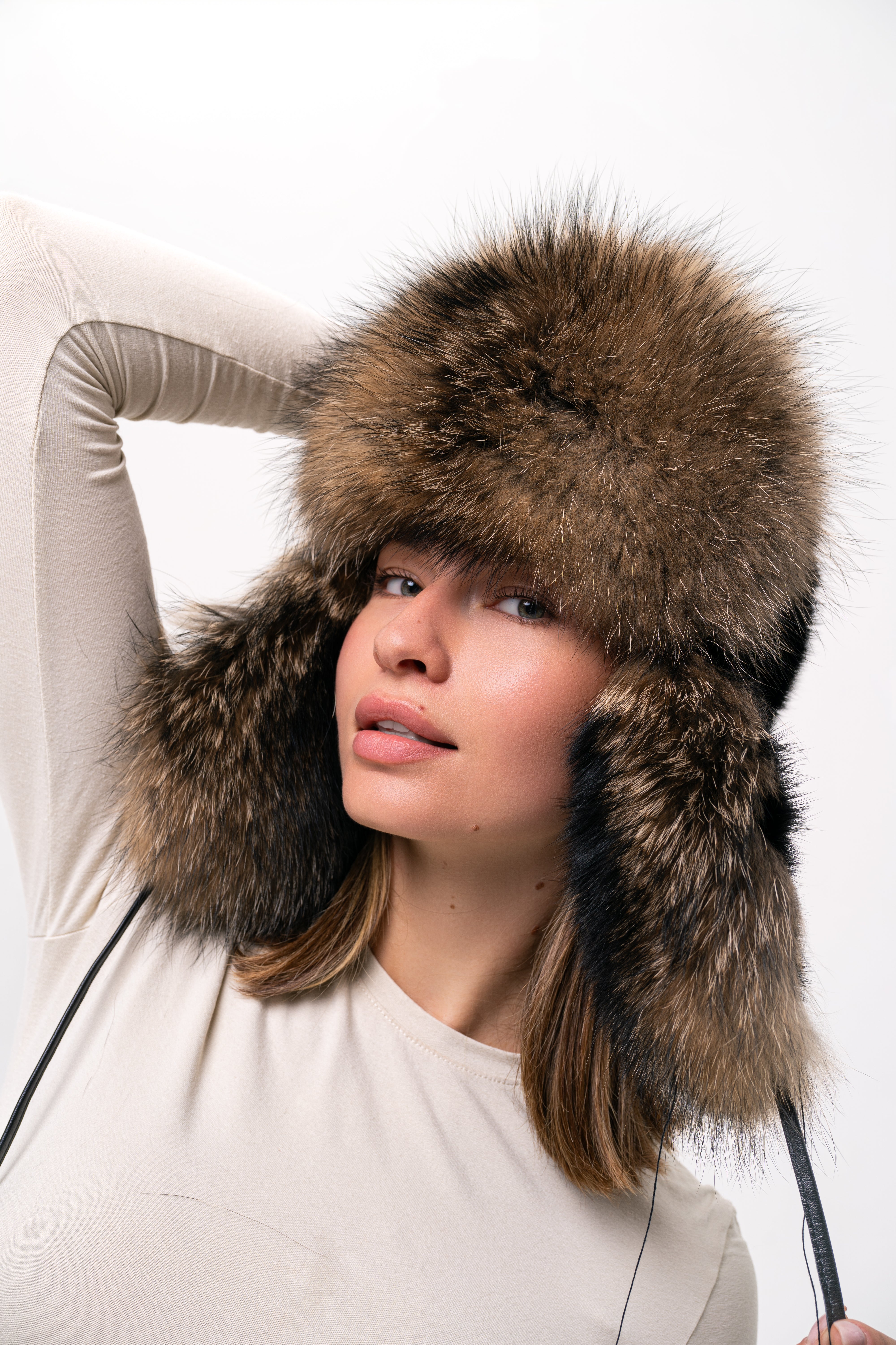 Raccoon & Mink Fur Hat