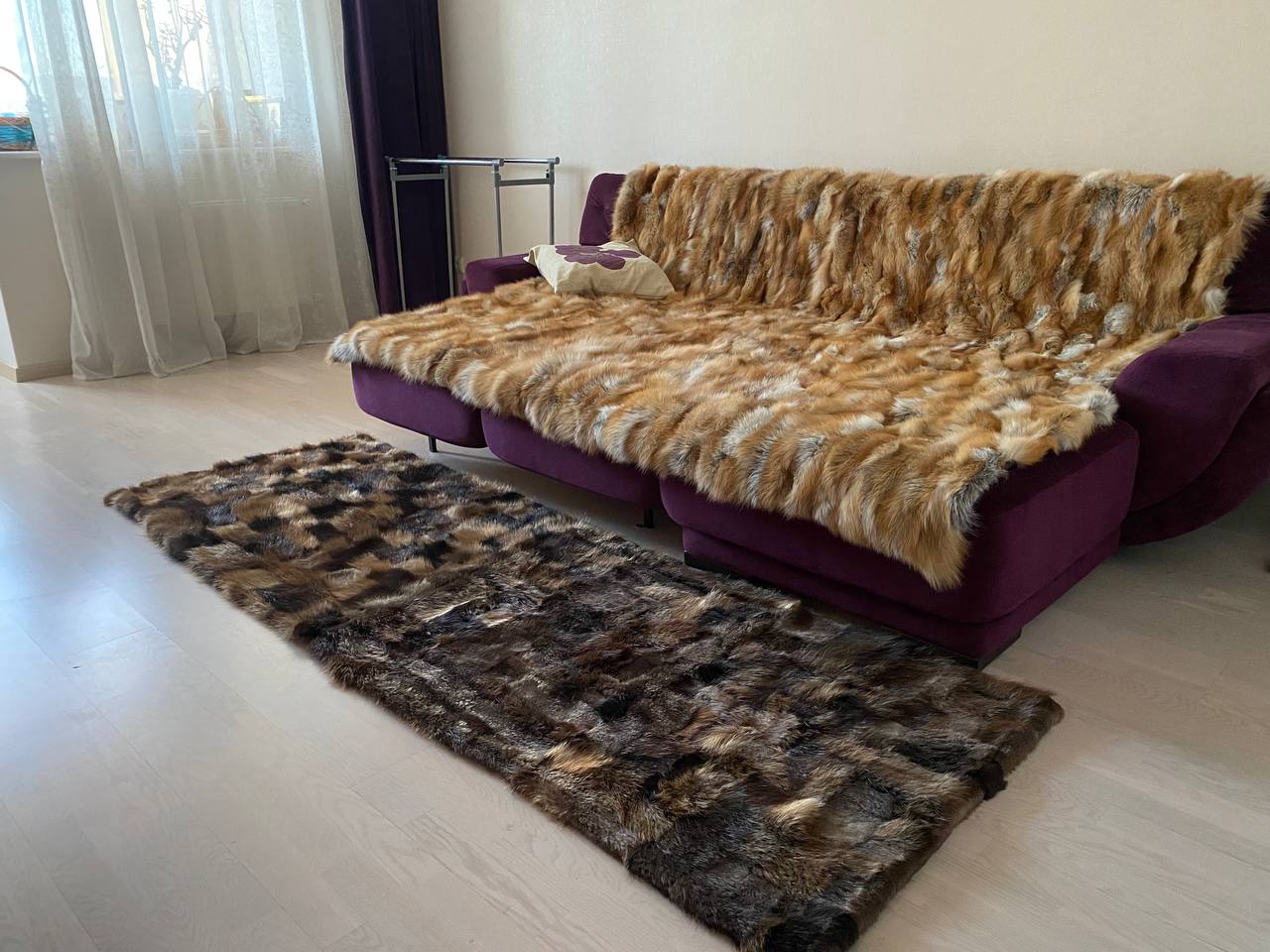 Fox Fur Blanket