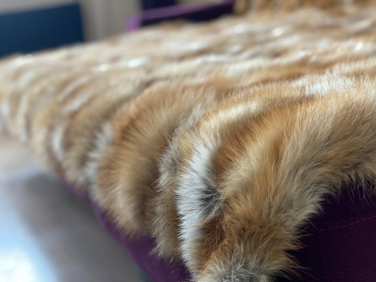 Fox Fur Blanket