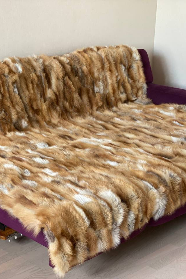 Fox Fur Blanket