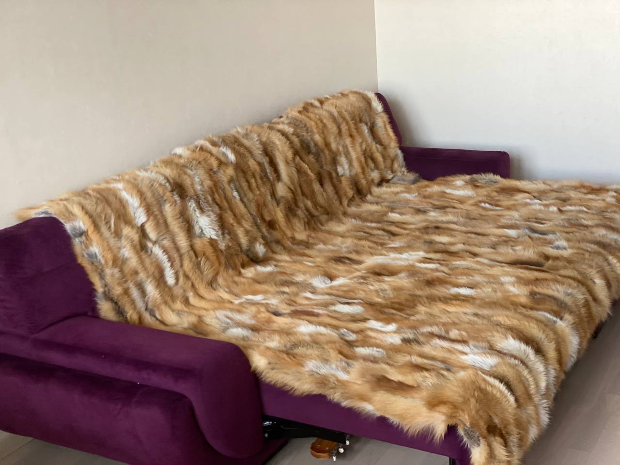 Fox Fur Blanket