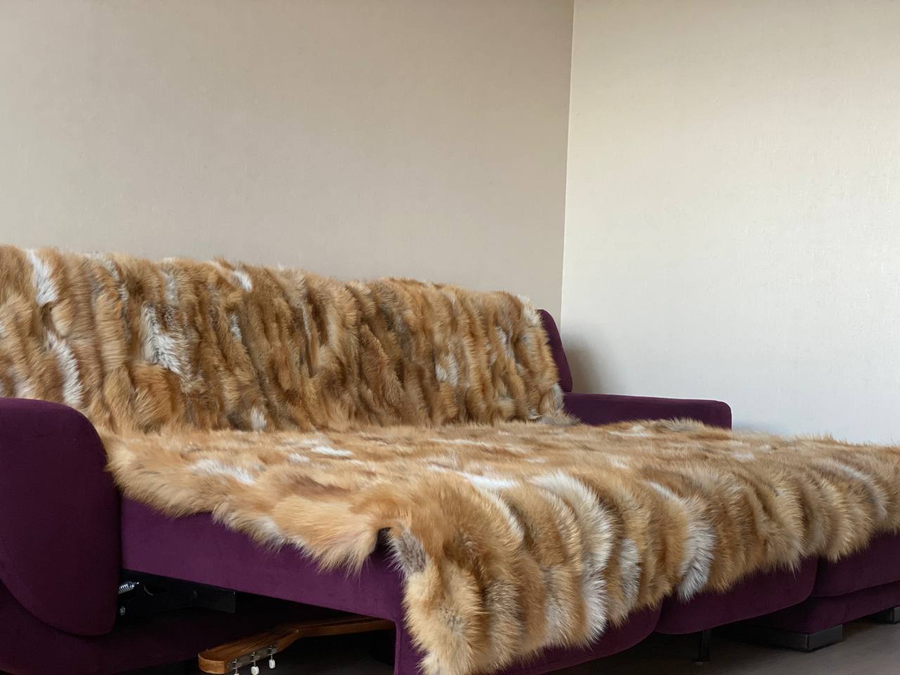 Fox Fur Blanket