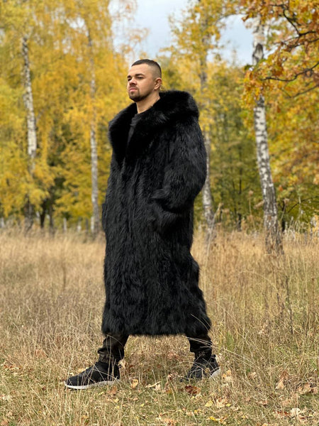 Full Length Beaver Fur Coat