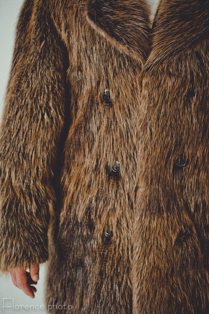 Beaver Fur Coat for Men (Brown) – Forestfox Fur Atelier