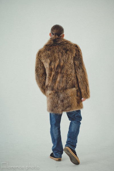 real beaver fur coat