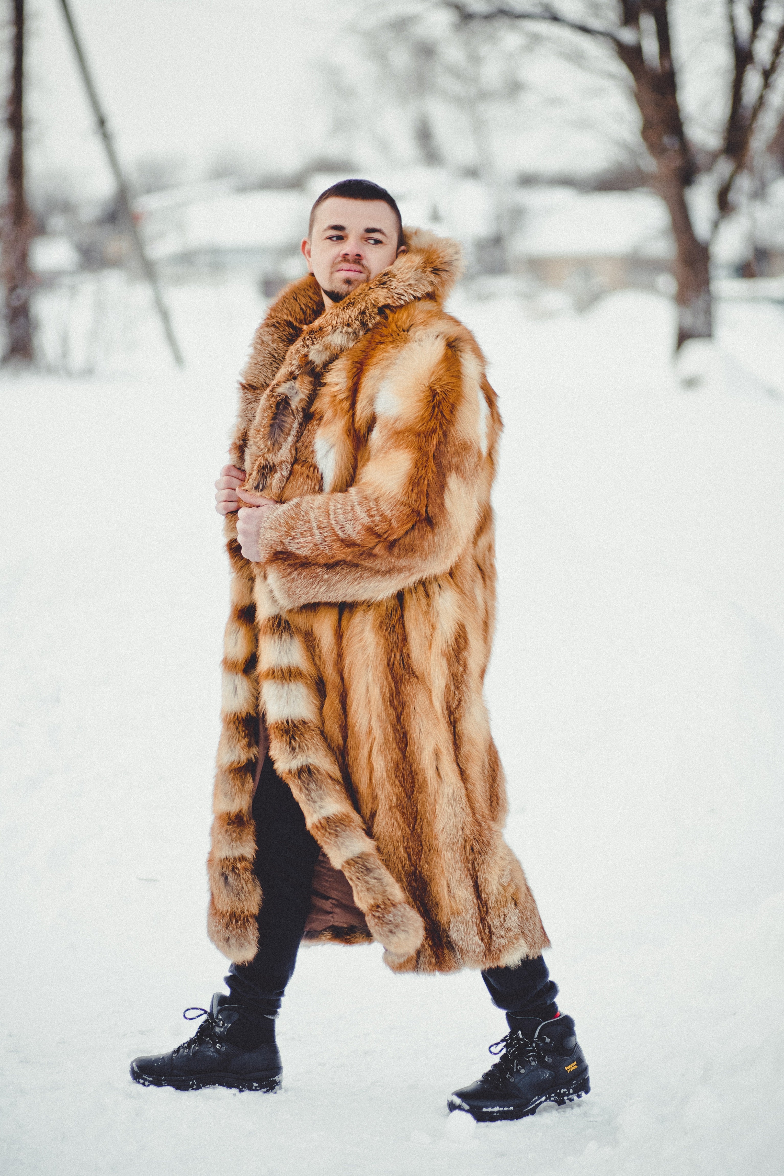 LONG FOX FUR COAT MEN - Forestfox – Forestfox Fur Atelier