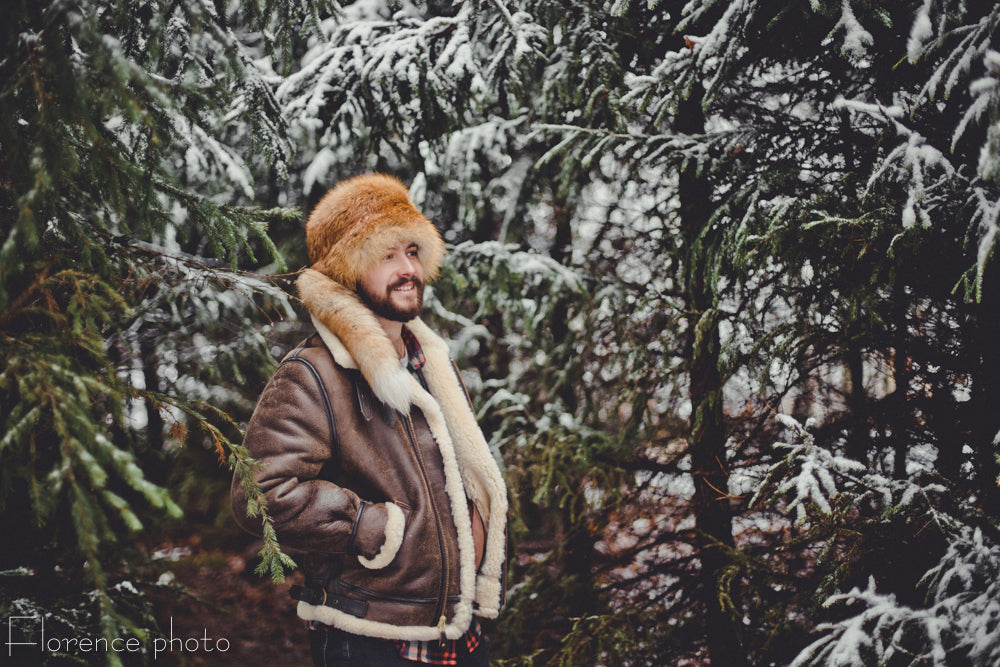 Fox Fur Hat with Tail