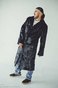 Black Long Fur Coat